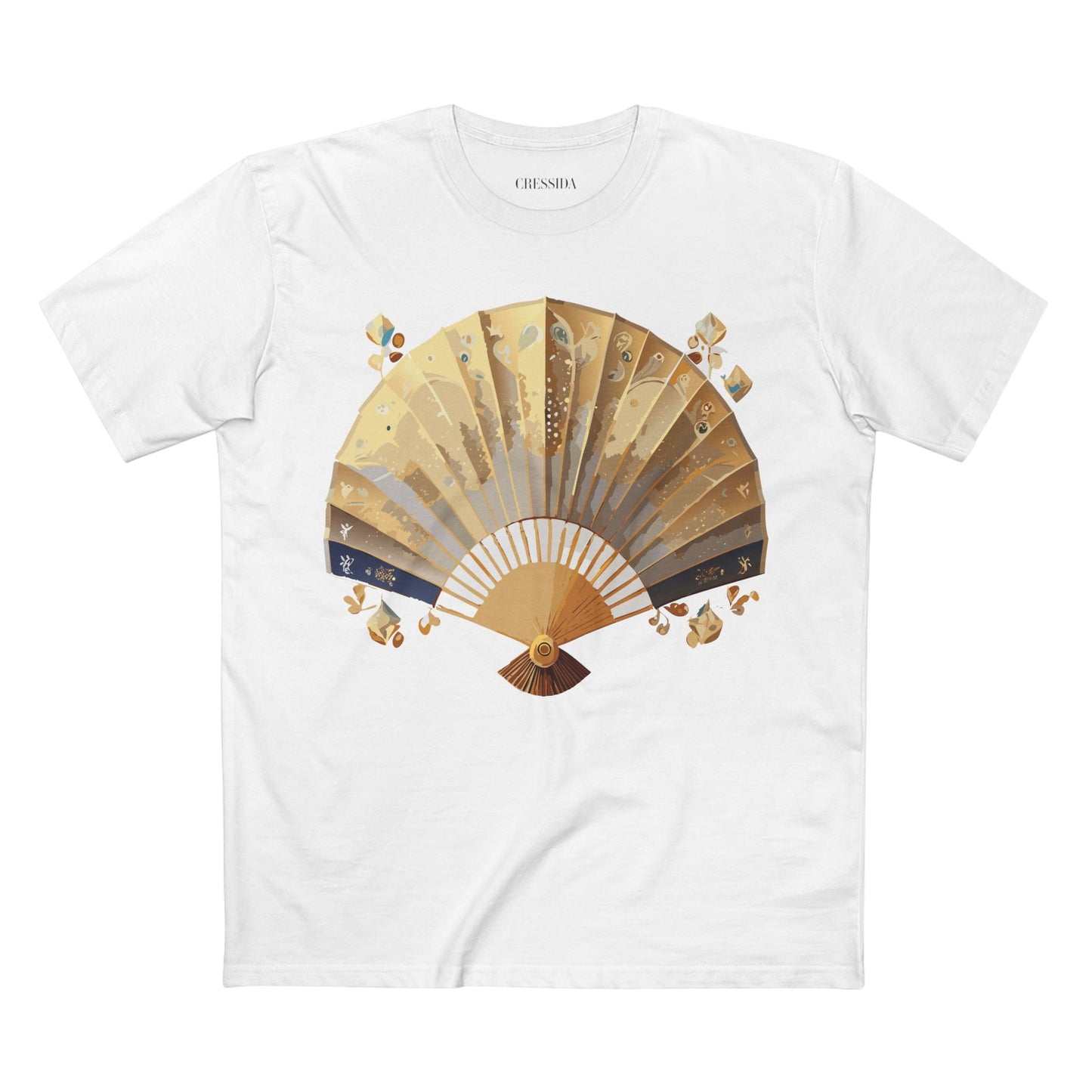 Fan shirt, Shirt with Fan, Tee Shirt with Antique Fan