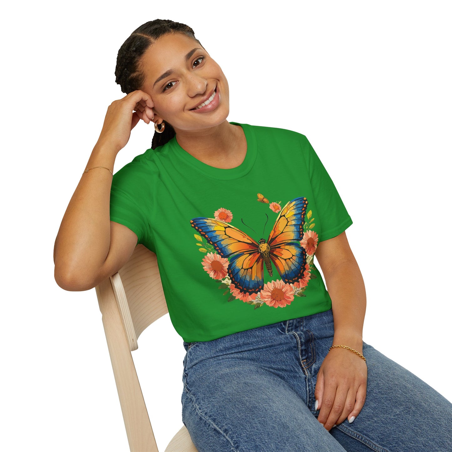 Butterfly Shirt, T Shirt with Butterfly, Monarch Shirt