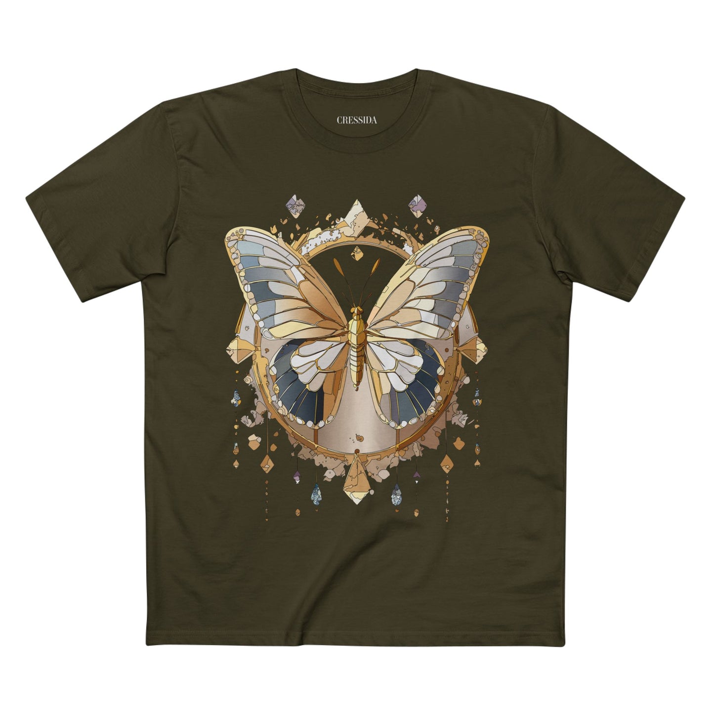 Butterfly shirt, Shirt with Butterfly, Tee Shirt with Antique Butterfly