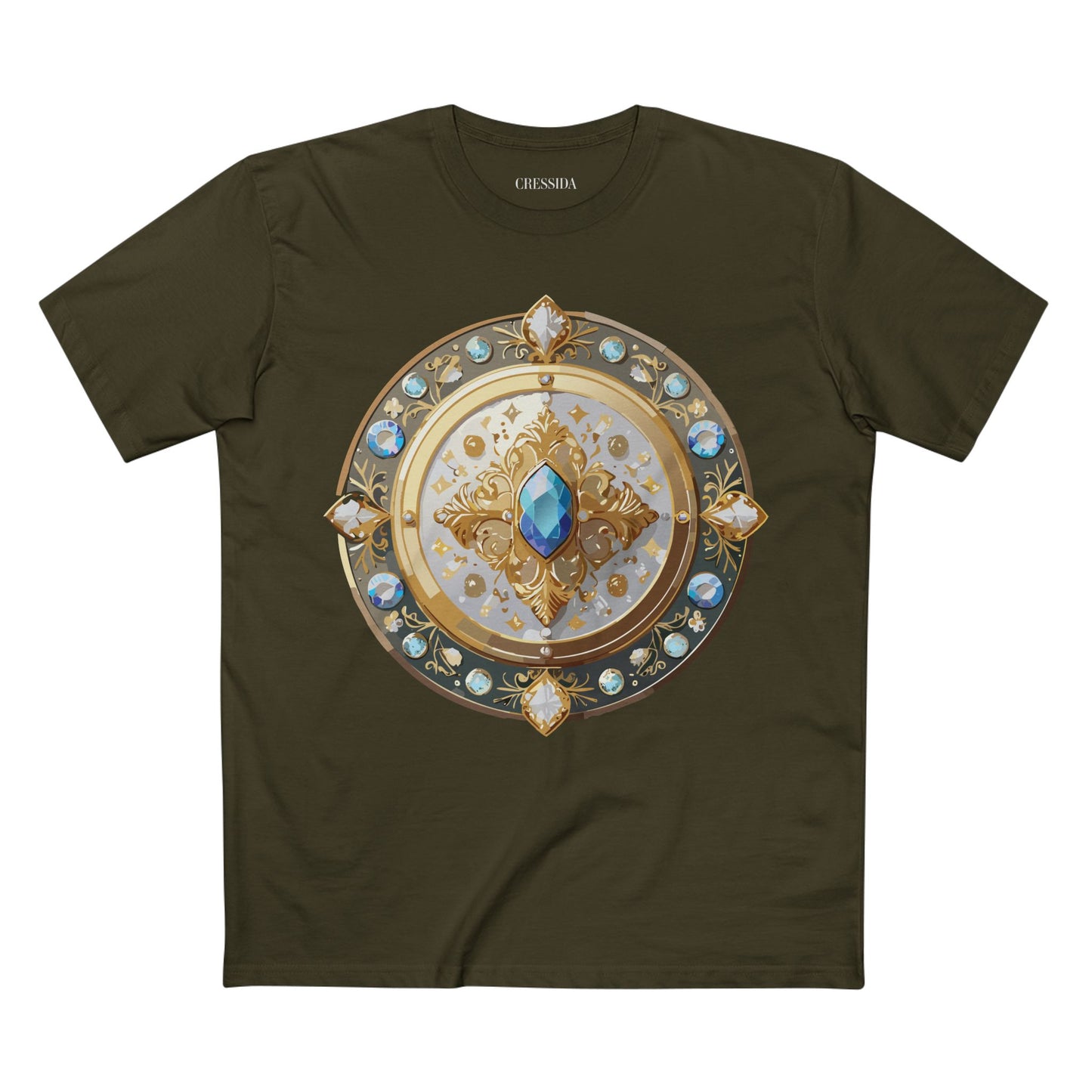 Medallion Shirt, Shirt with Medallion, Tee Shirt with Medal