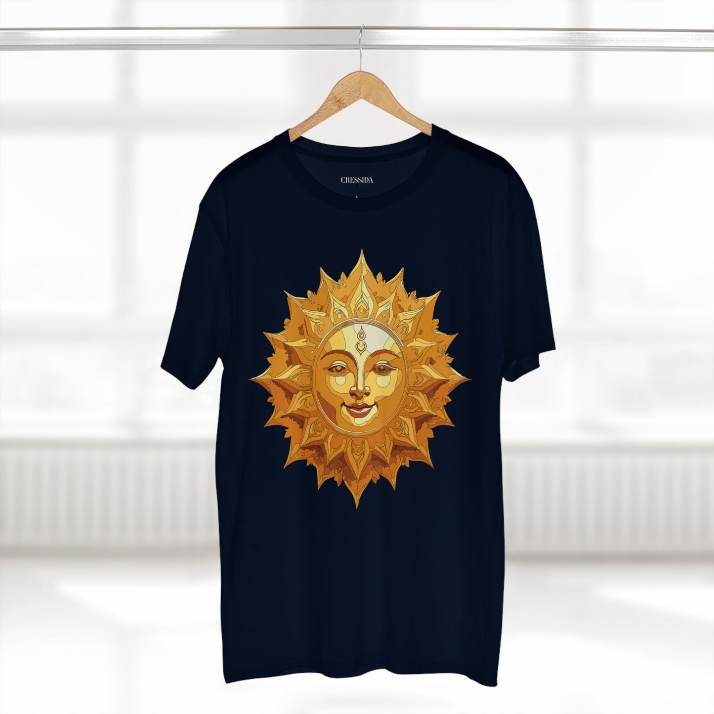 Sun Shirt, Shirt with Sun, Tee Shirt with Gold Sun