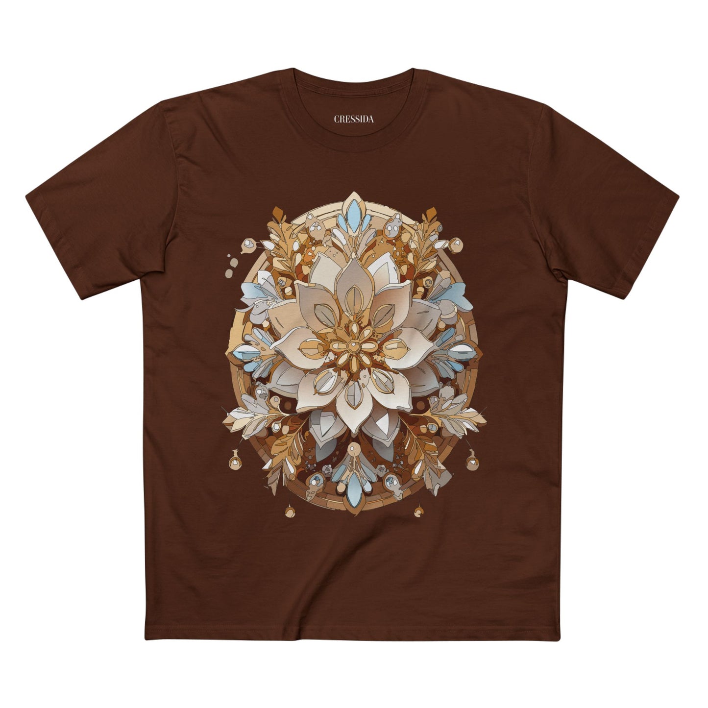 Floral Shirt, Shirt with Flower, Tee Shirt with Antique Flower