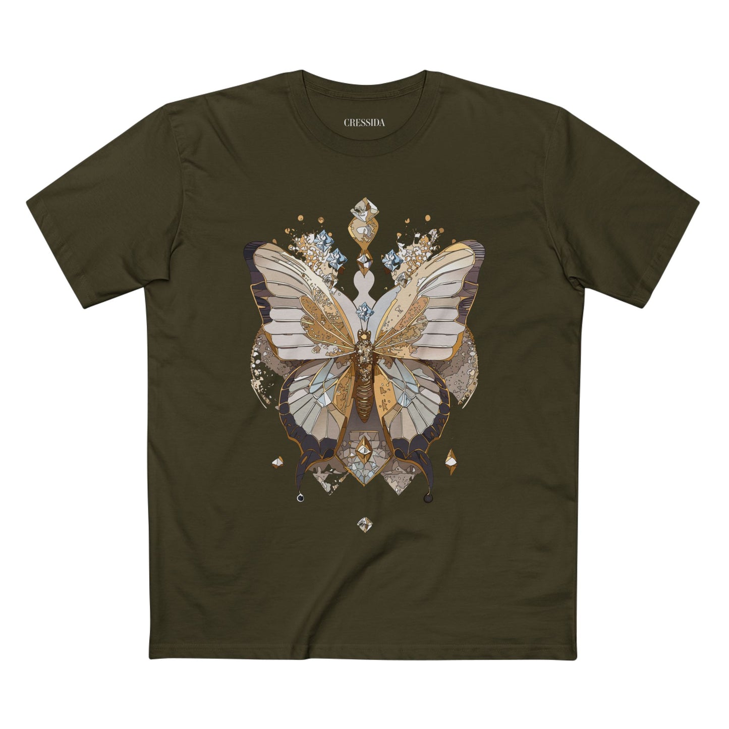 Butterfly shirt, Shirt with Butterfly, Tee Shirt with Antique Butterfly