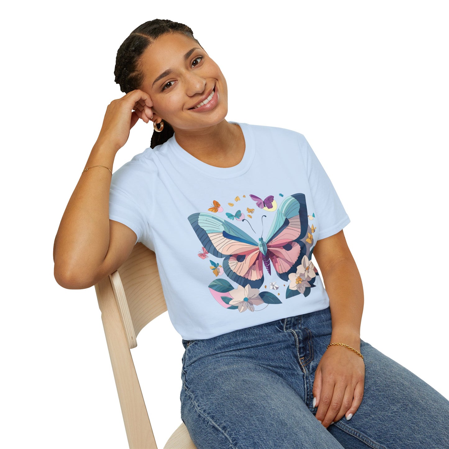 Butterfly Shirt, T Shirt with Butterfly, Monarch Shirt