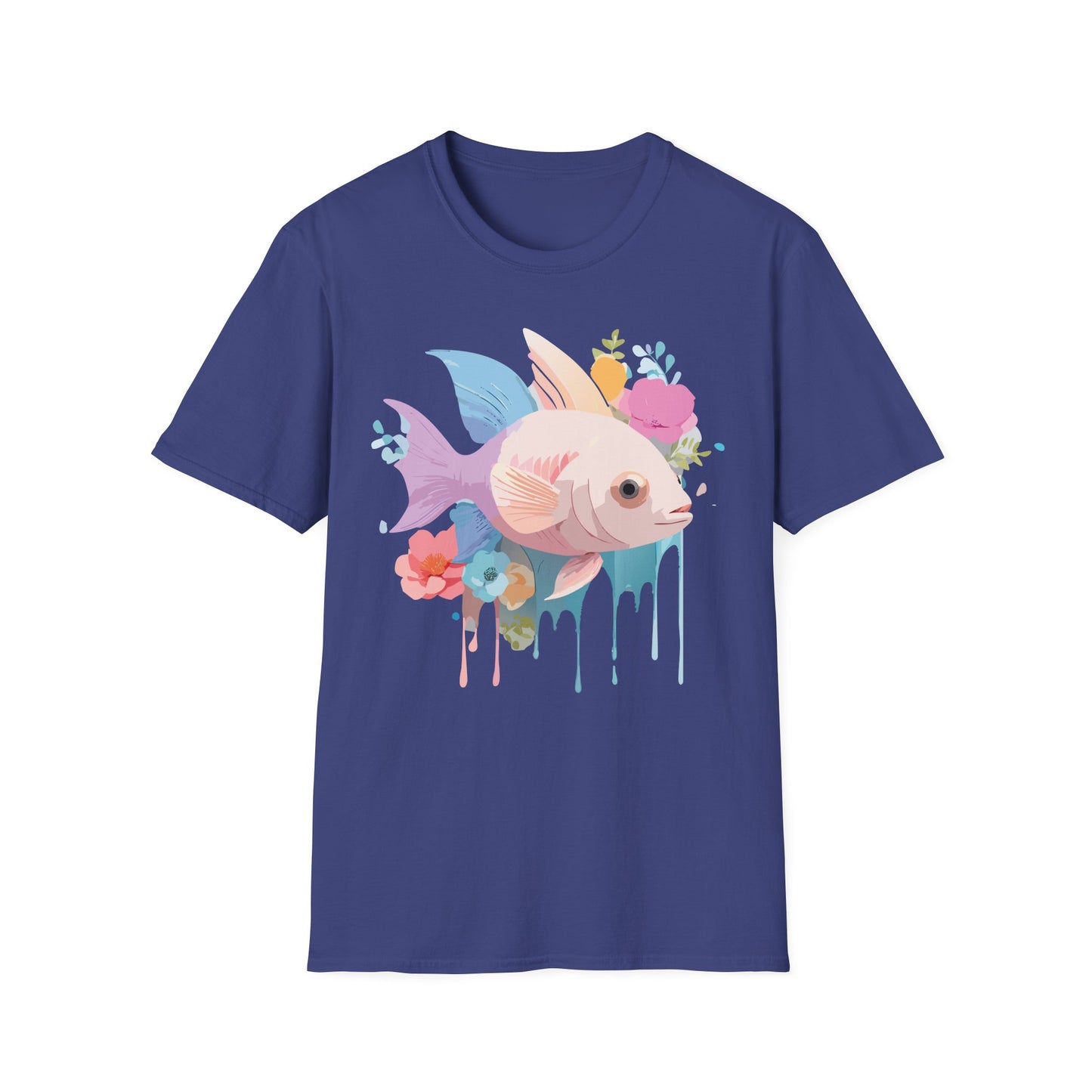 Fish Art Design Shirt, T Shirt with Fish, Graphic Shirt, Tee Shirt with Graphic Design, Shirt with Fish Graphic Art