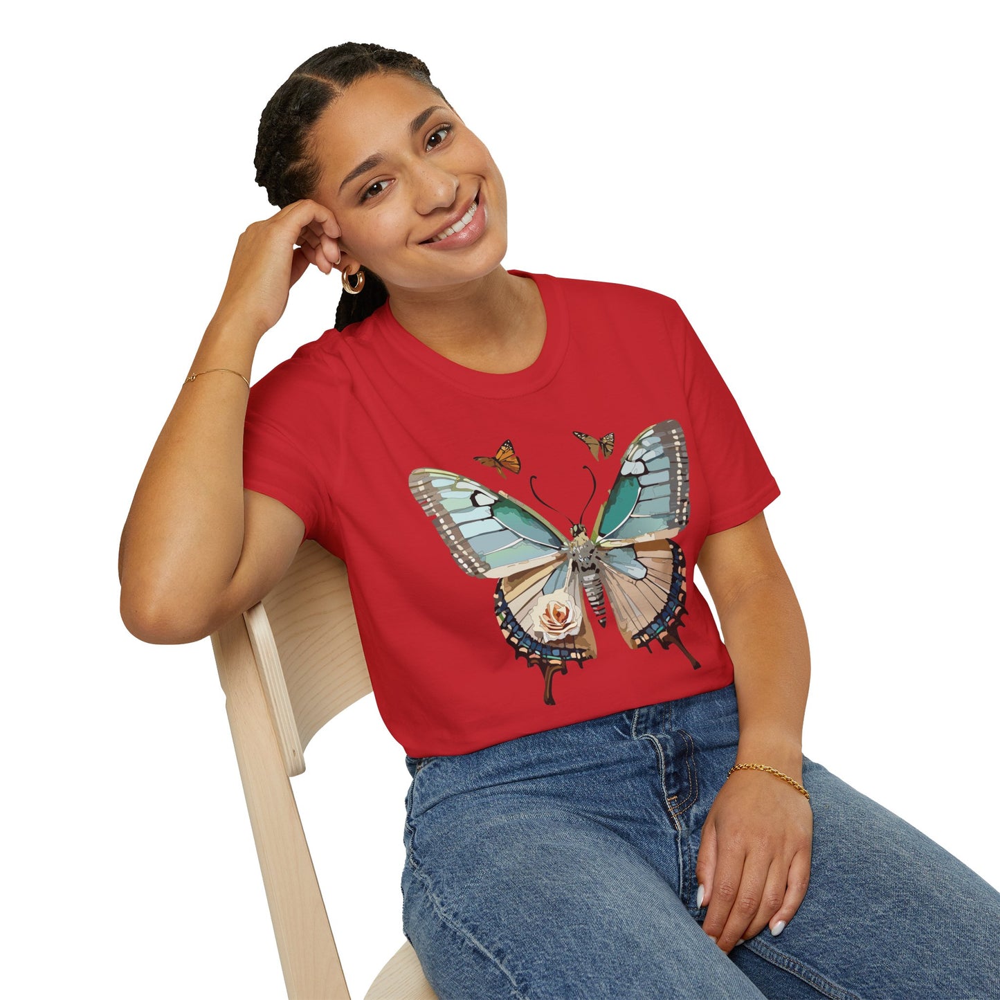 Butterfly Shirt, T Shirt with Butterfly, Monarch Shirt