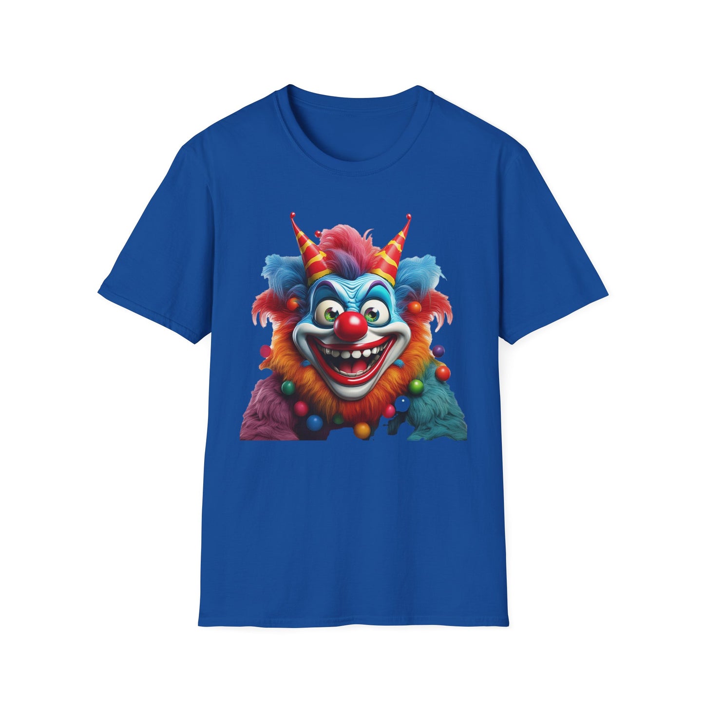 Clown Shirt, T Shirt with Clown, Funny Man Shirt, Tee Shirt with Funny Man, Circus Shirt, Shirt with Circus, Scary Man Shirt, Shirt with Scary Man