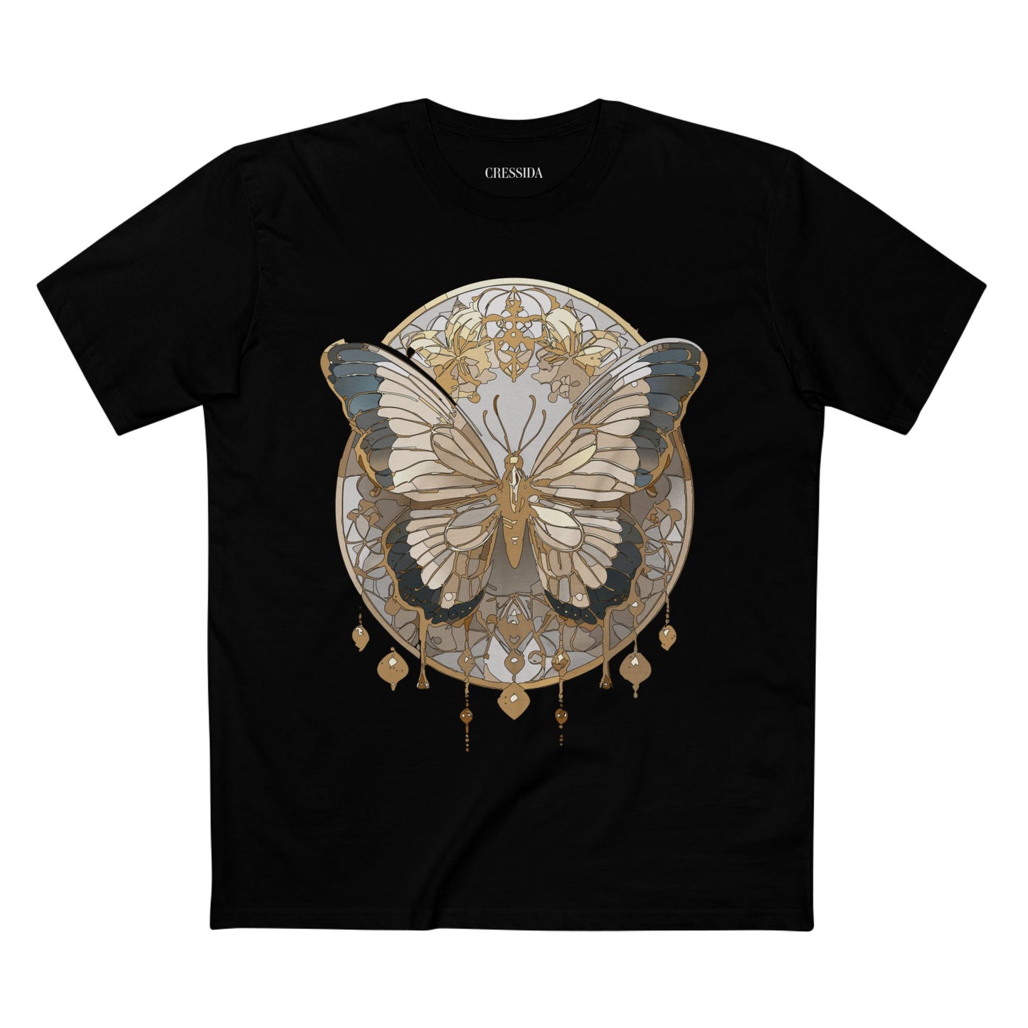 Butterfly shirt, Shirt with Butterfly, Tee Shirt with Antique Butterfly