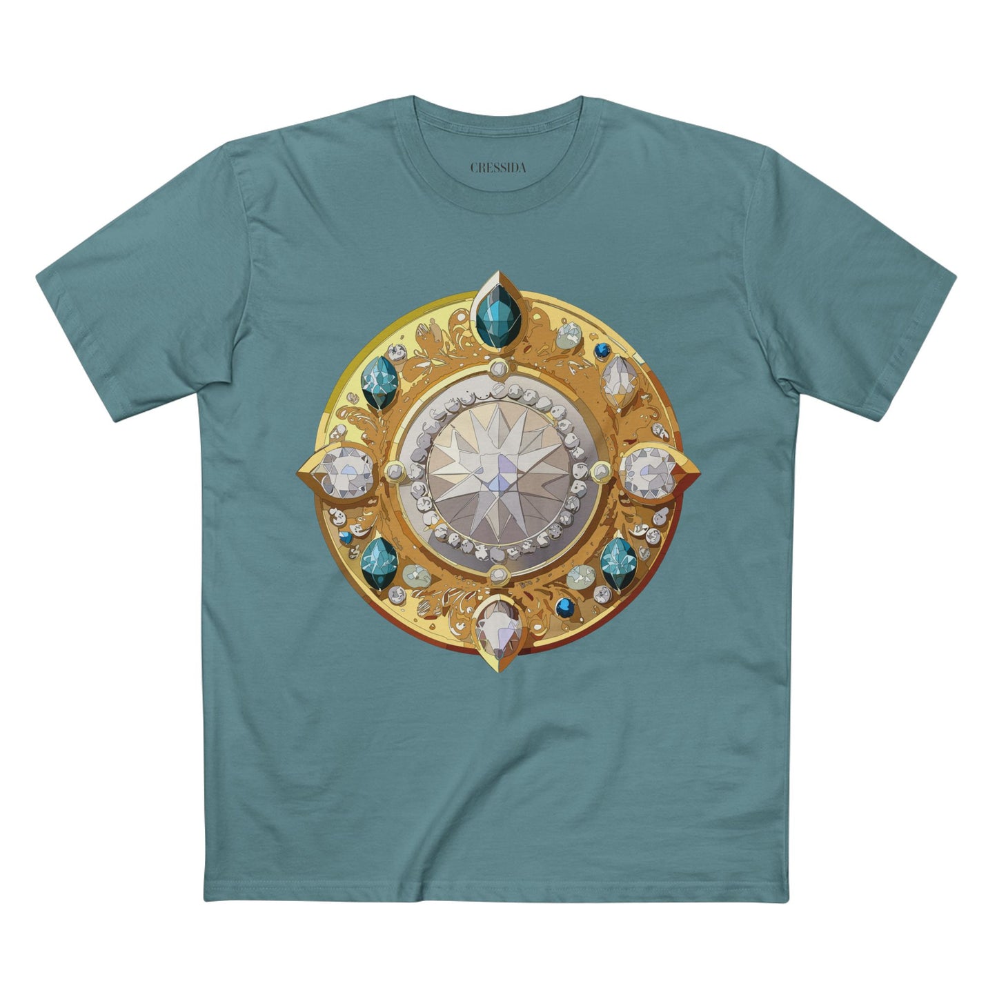 Medallion Shirt, Shirt with Medallion, Tee Shirt with Medal