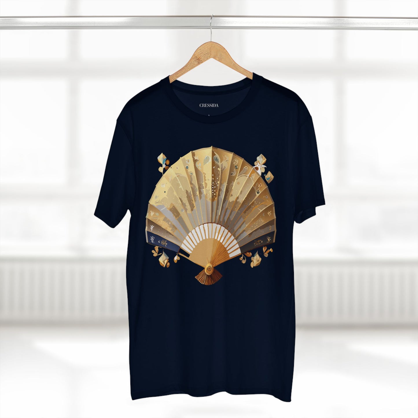 Fan shirt, Shirt with Fan, Tee Shirt with Antique Fan
