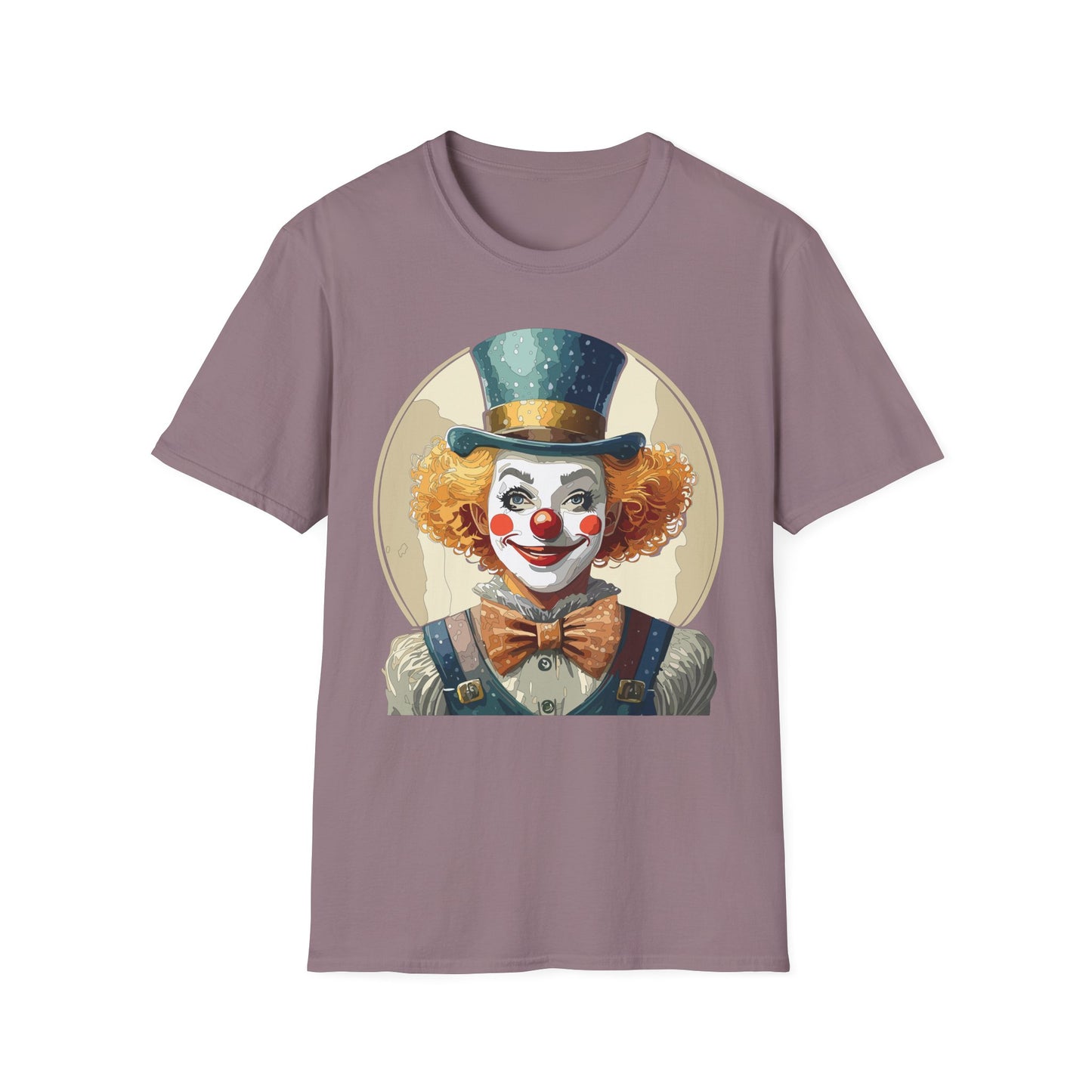 Clown Shirt, T Shirt with Clown, Funny Man Shirt, Tee Shirt with Funny Man, Circus Shirt, Shirt with Circus, Scary Man Shirt, Shirt with Scary Man