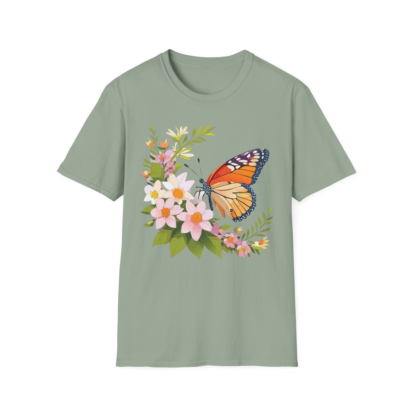 Butterfly Shirt, T Shirt with Butterfly, Monarch Shirt