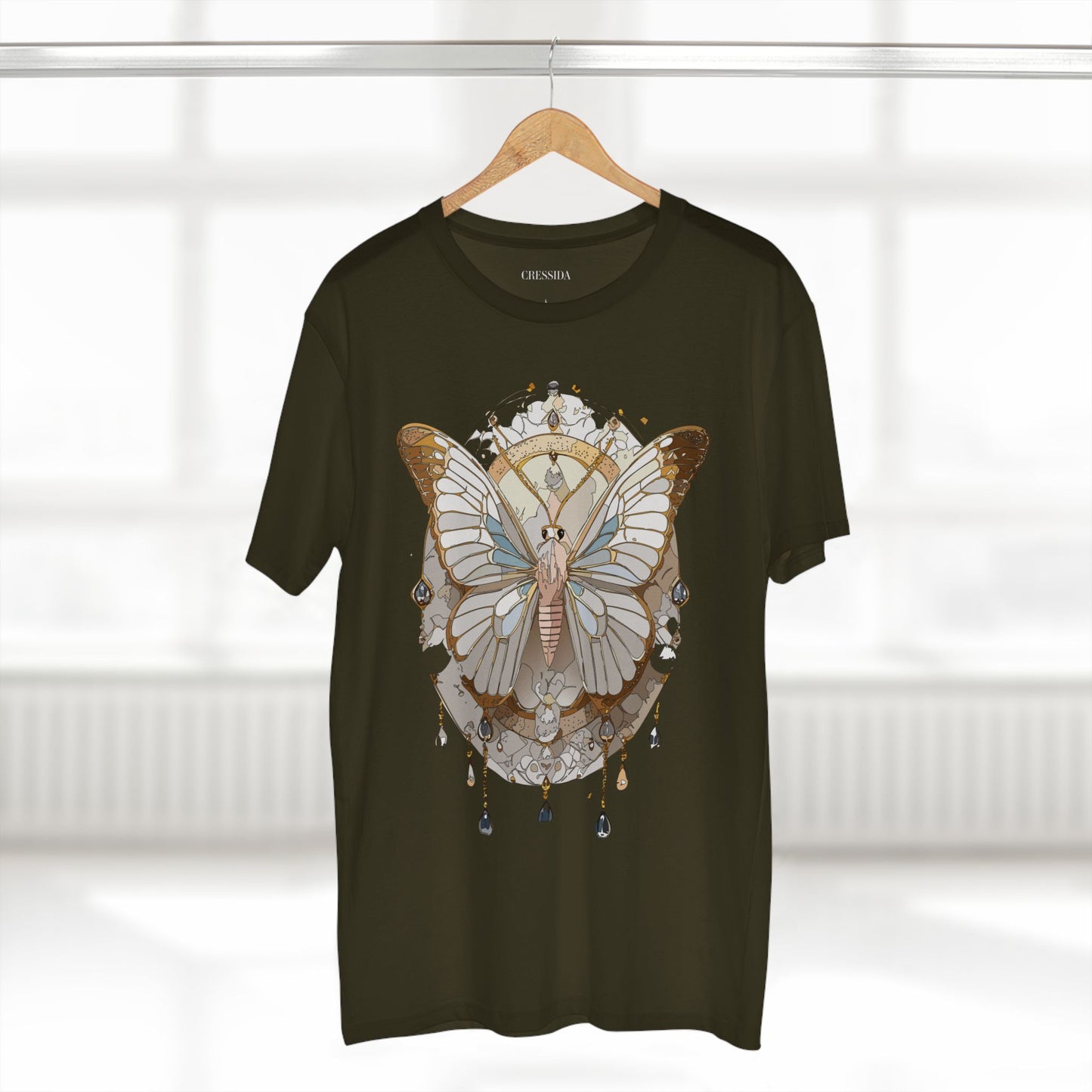 Butterfly shirt, Shirt with Butterfly, Tee Shirt with Antique Butterfly
