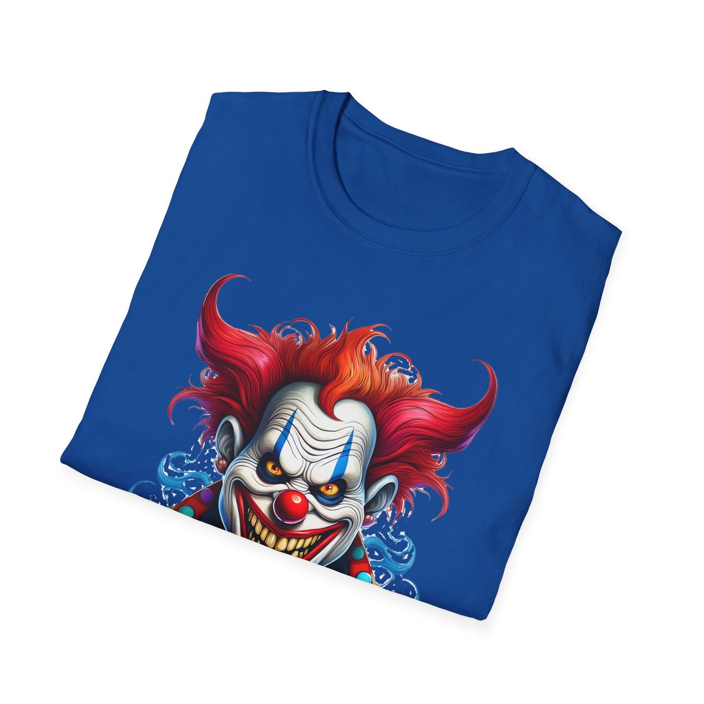 Clown Shirt, T Shirt with Clown, Funny Man Shirt, Tee Shirt with Funny Man, Circus Shirt, Shirt with Circus, Scary Man Shirt, Shirt with Scary Man