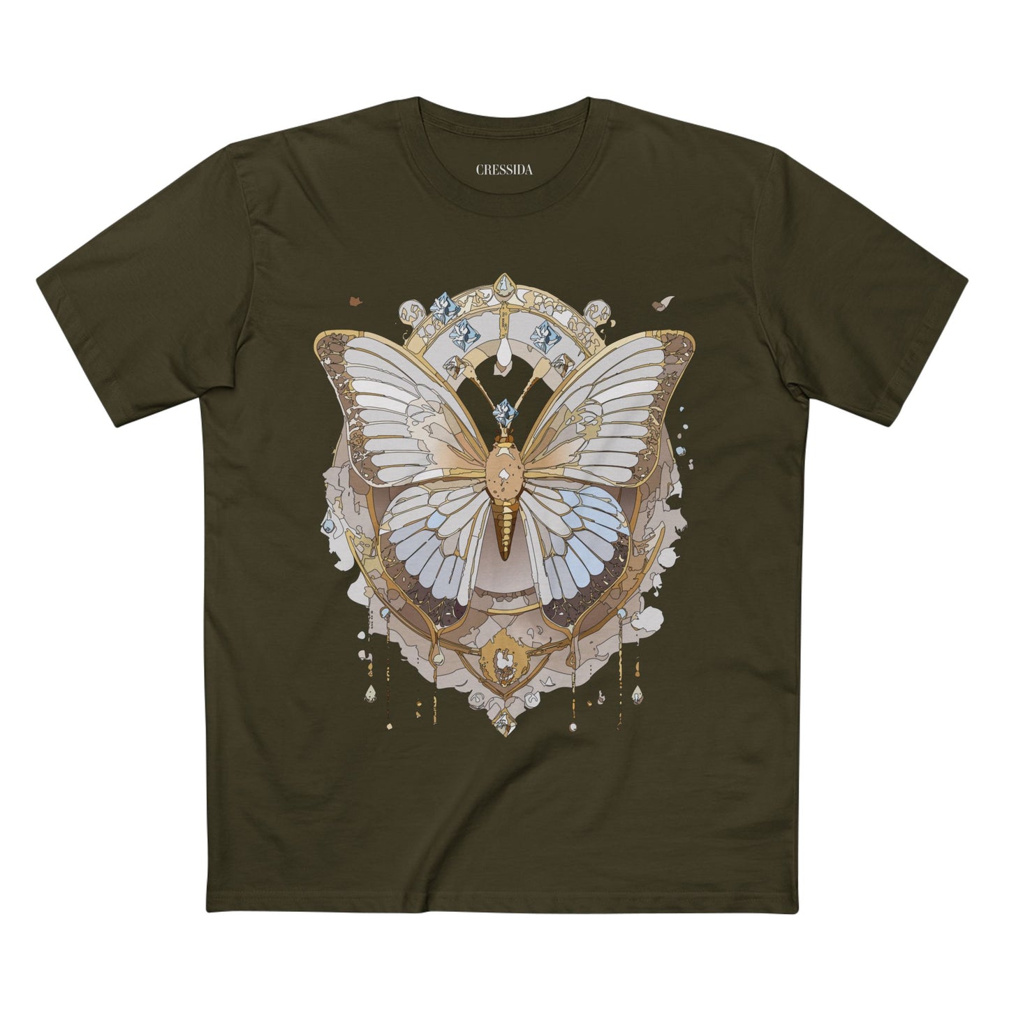 Butterfly shirt, Shirt with Butterfly, Tee Shirt with Antique Butterfly