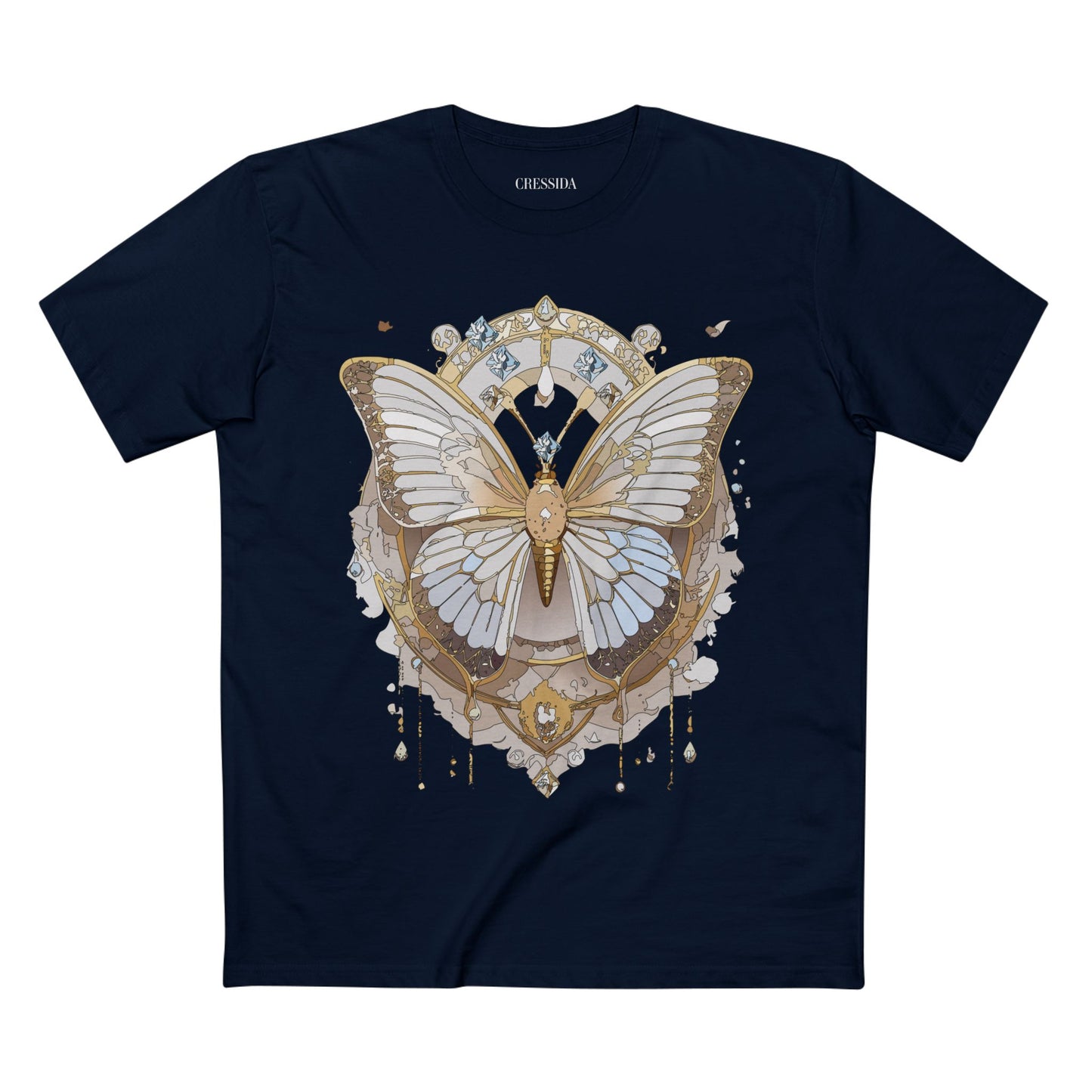 Butterfly shirt, Shirt with Butterfly, Tee Shirt with Antique Butterfly