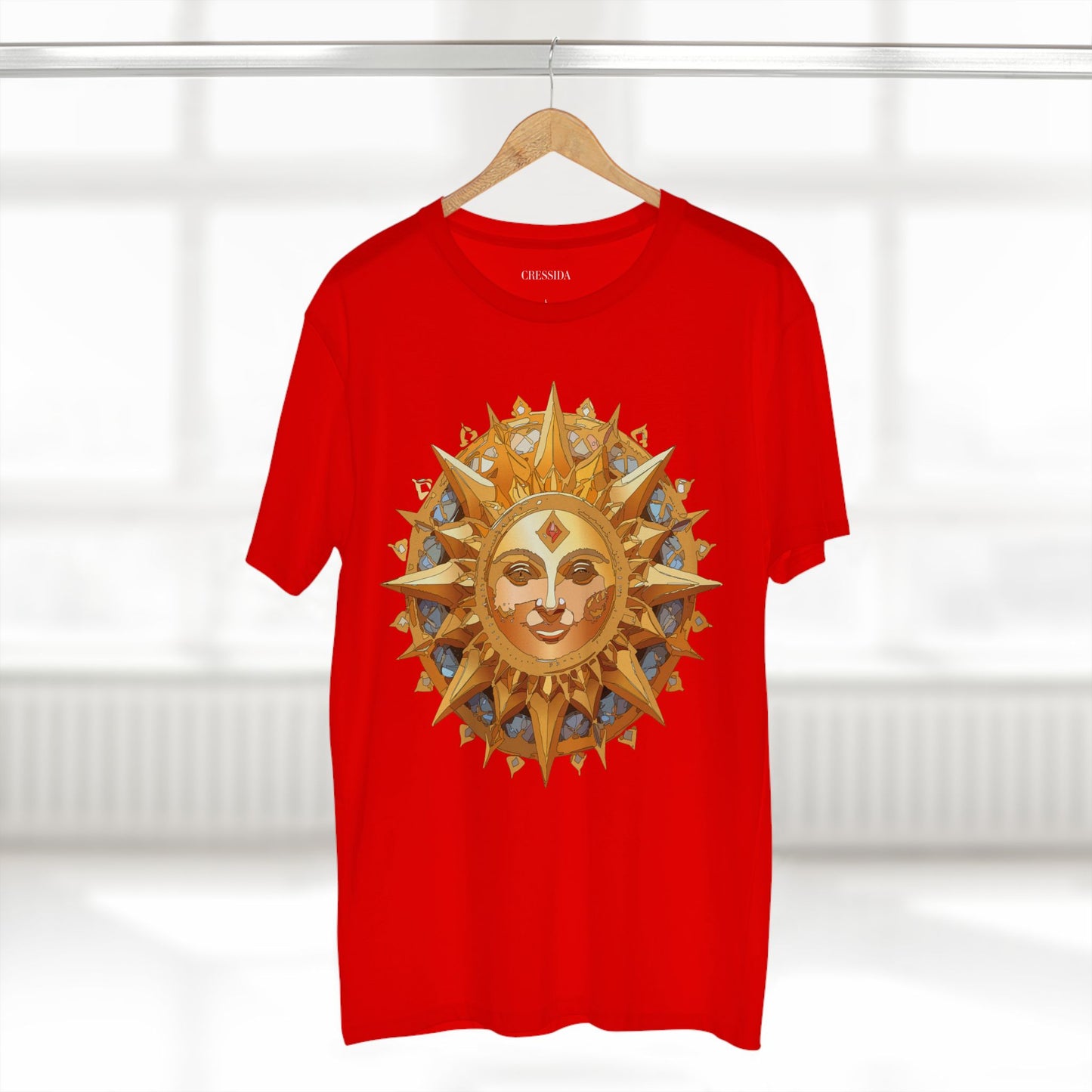Sun Shirt, Shirt with Sun, Tee Shirt with Gold Sun