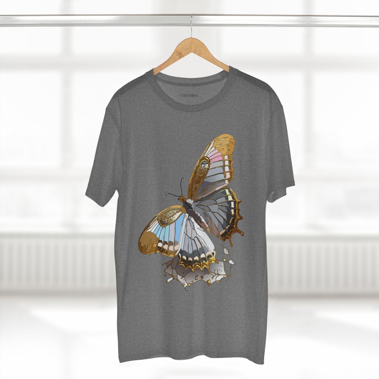 Butterfly shirt, Shirt with Butterfly, Tee Shirt with Antique Butterfly
