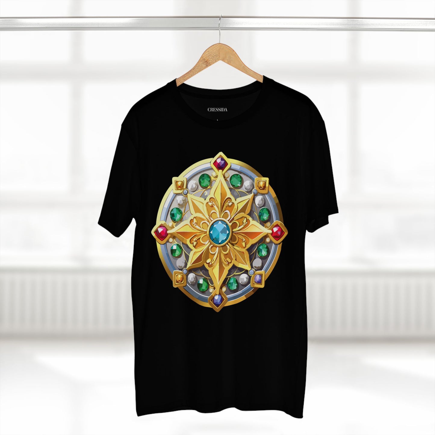 Medallion Shirt, Shirt with Medallion, Tee Shirt with Medal