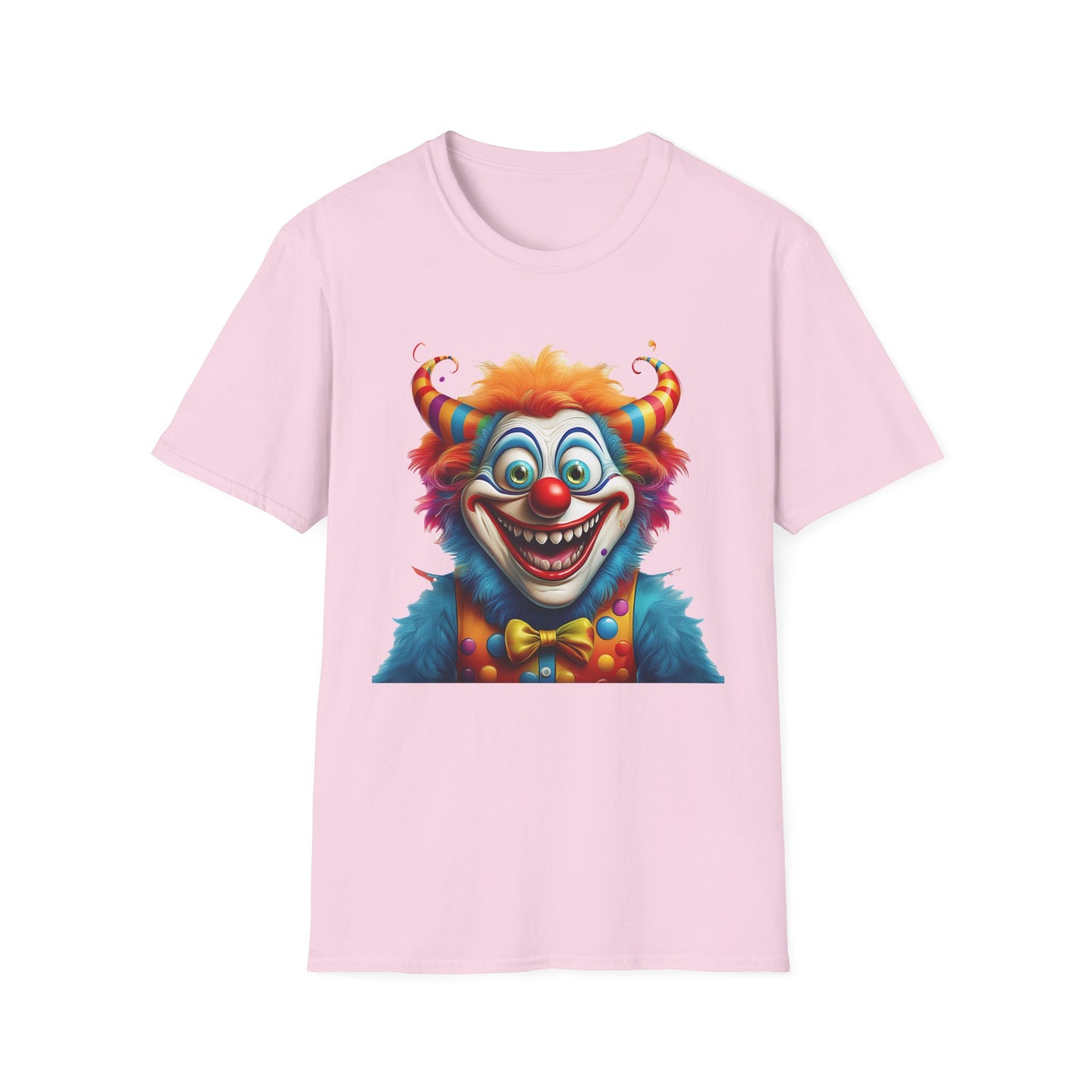 Clown Shirt, T Shirt with Clown, Funny Man Shirt, Tee Shirt with Funny Man, Circus Shirt, Shirt with Circus, Scary Man Shirt, Shirt with Scary Man