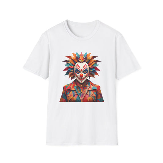 Clown Shirt, T Shirt with Clown, Funny Man Shirt, Tee Shirt with Funny Man, Circus Shirt, Shirt with Circus, Scary Man Shirt, Shirt with Scary Man