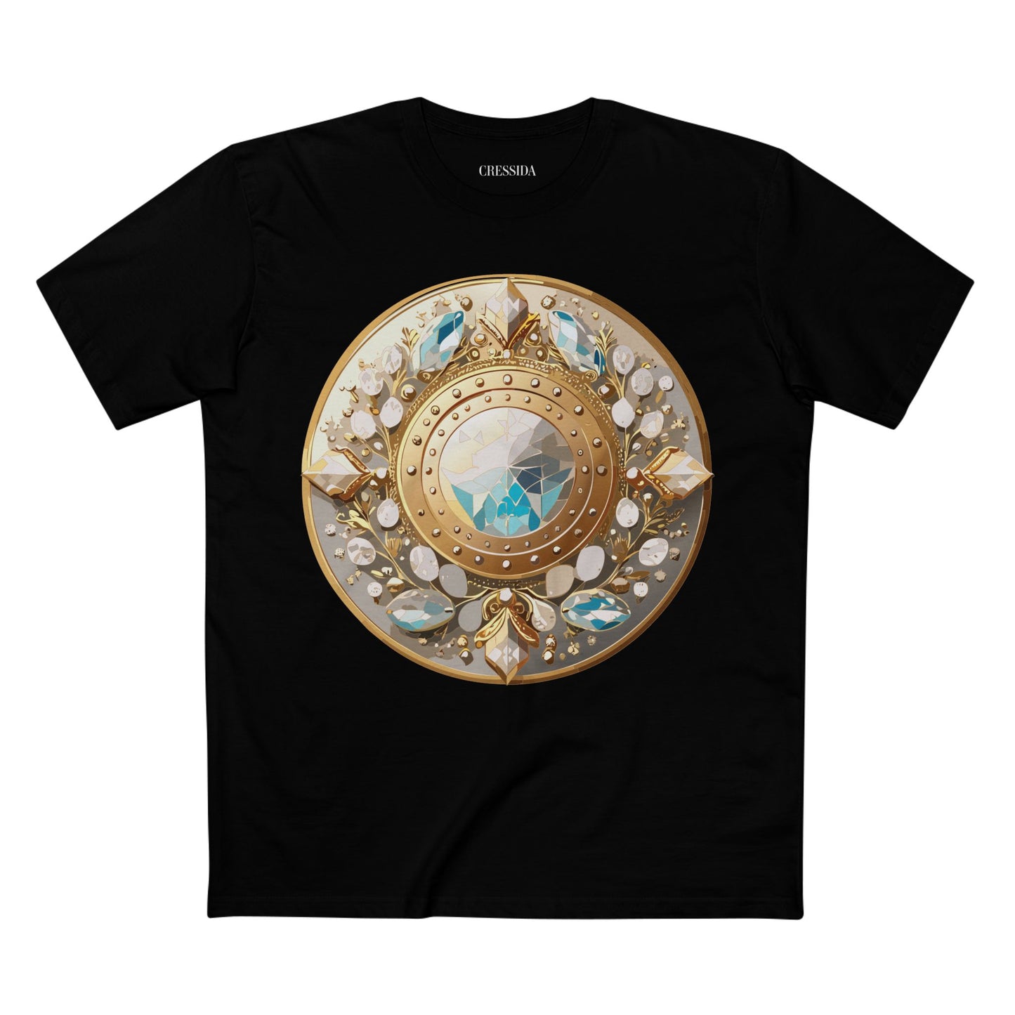 Medallion Shirt, Shirt with Medallion, Tee Shirt with Medal