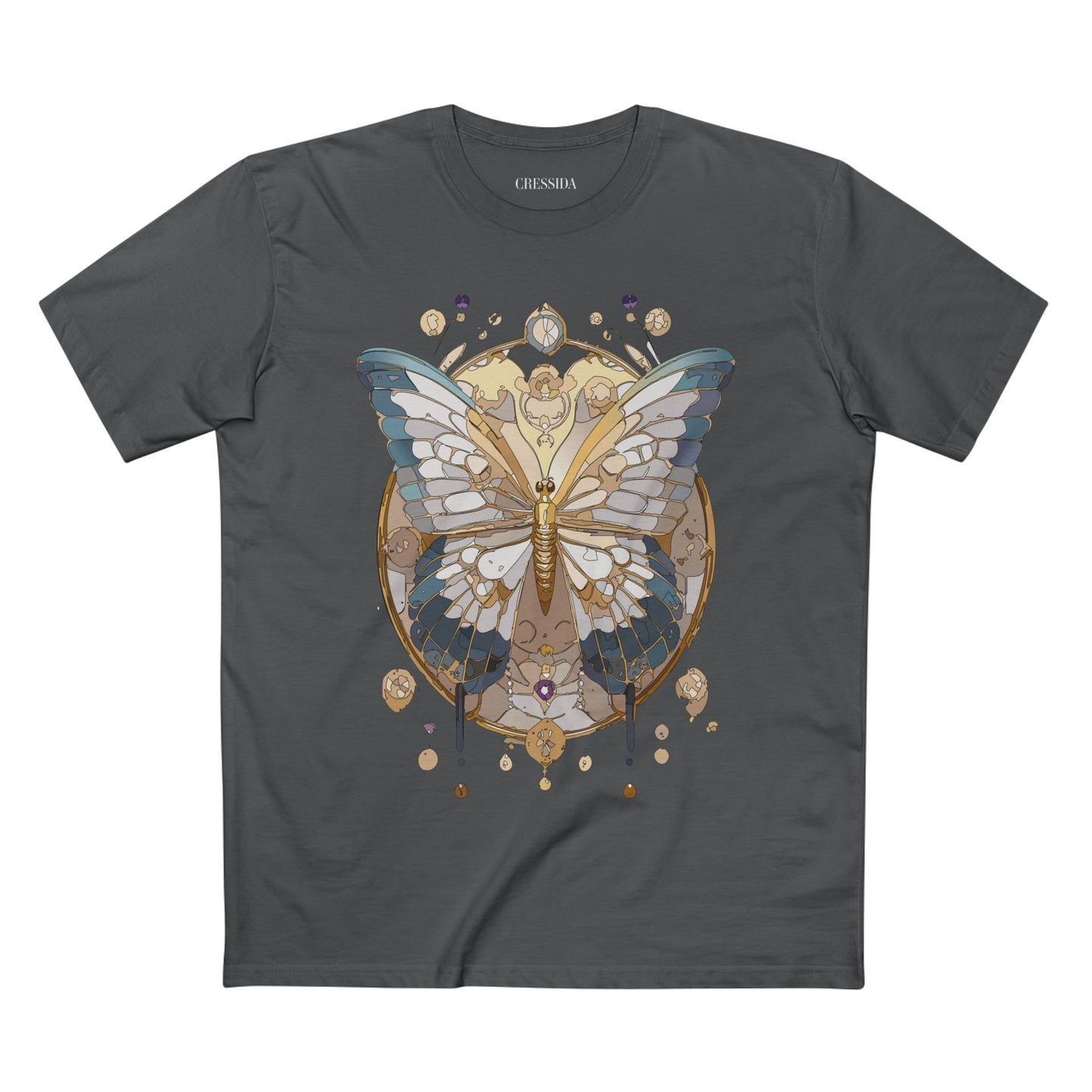 Butterfly shirt, Shirt with Butterfly, Tee Shirt with Antique Butterfly