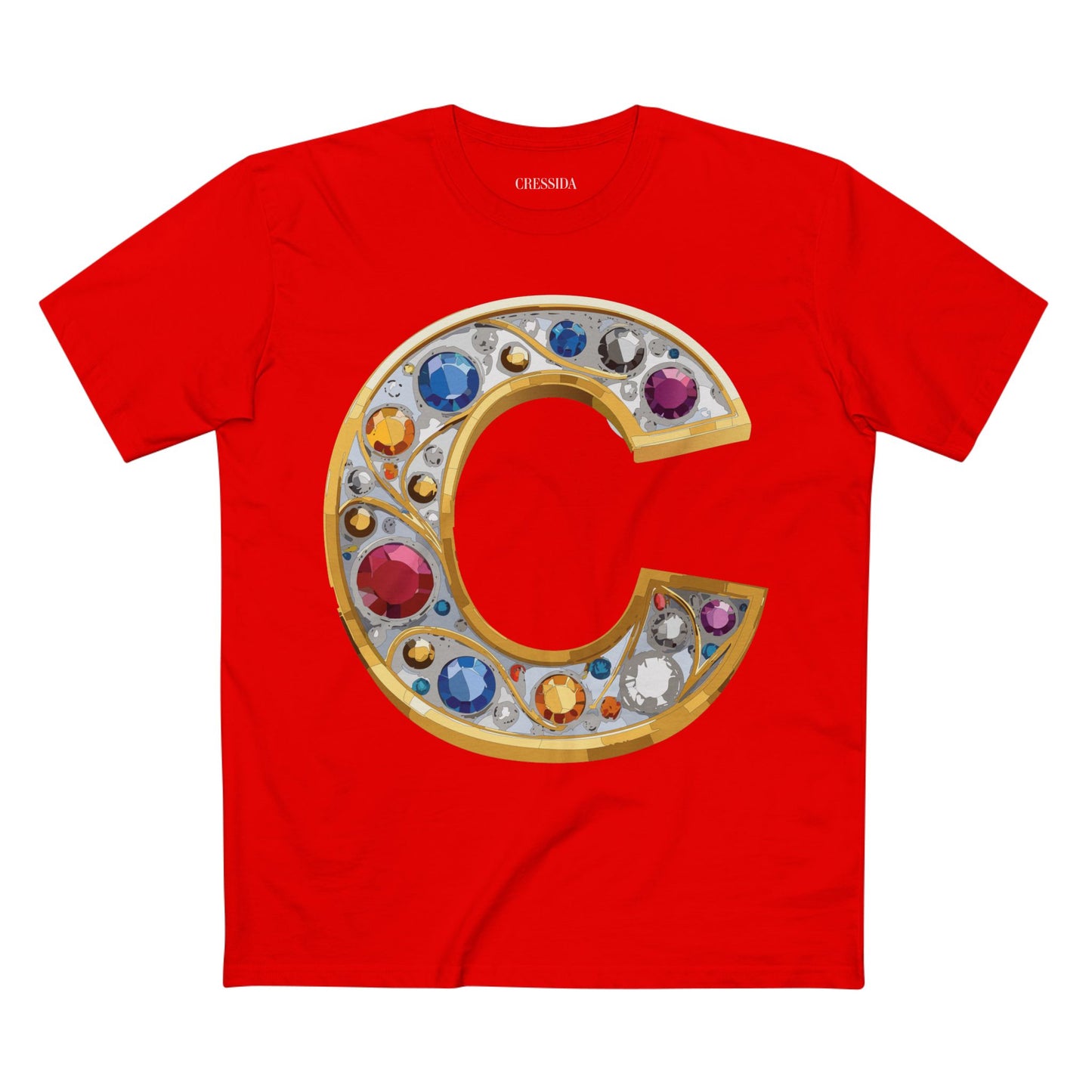 Letter Shirt, Shirt with Letters, Tee Shirt with Gold Letters