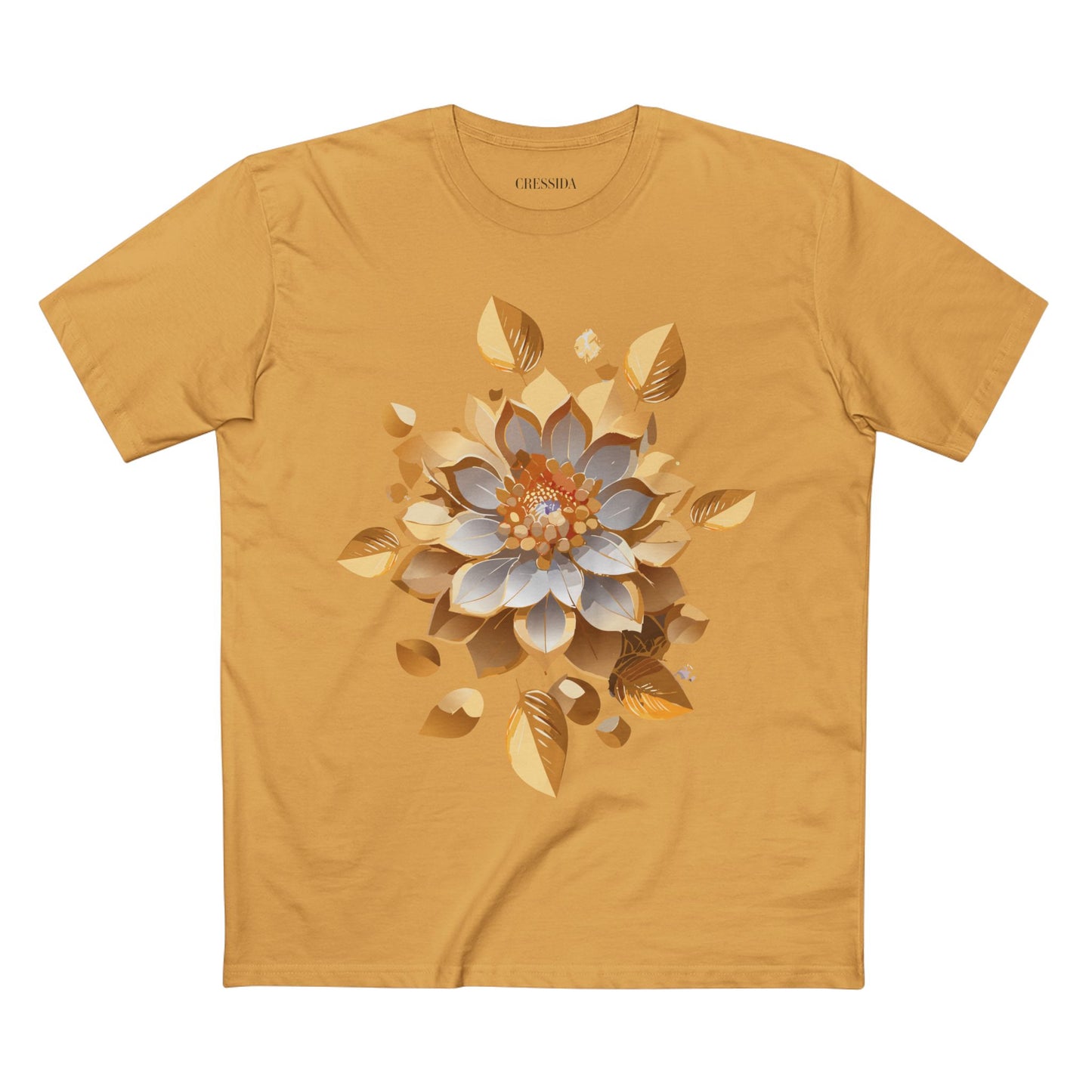 Floral Shirt, Shirt with Flower, Tee Shirt with Antique Flower