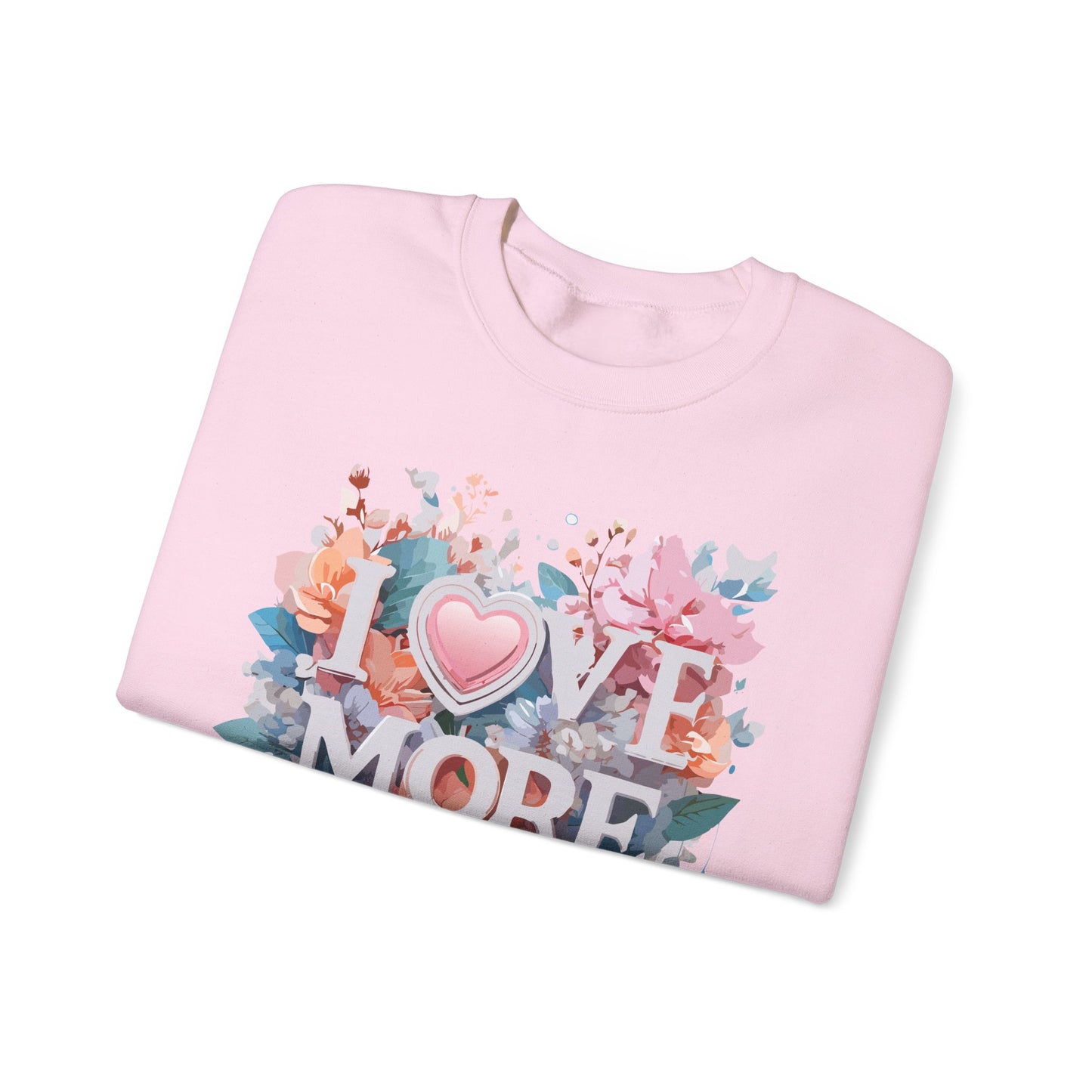 Floral Love Sweatshirt, Valentine's Day Sweatshirt, Love Flower Sweatshirt
