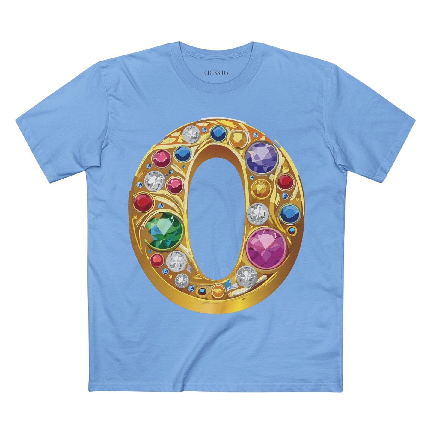 Letter Shirt, Shirt with Letters, Tee Shirt with Gold Letters