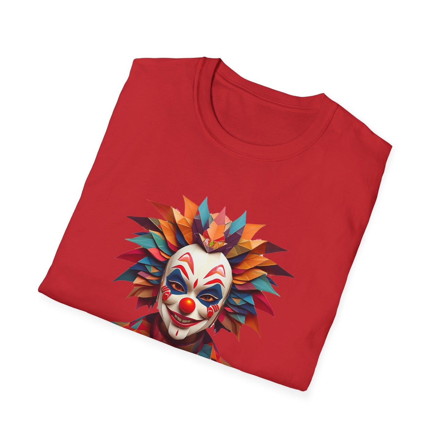 Clown Shirt, T Shirt with Clown, Funny Man Shirt, Tee Shirt with Funny Man, Circus Shirt, Shirt with Circus, Scary Man Shirt, Shirt with Scary Man