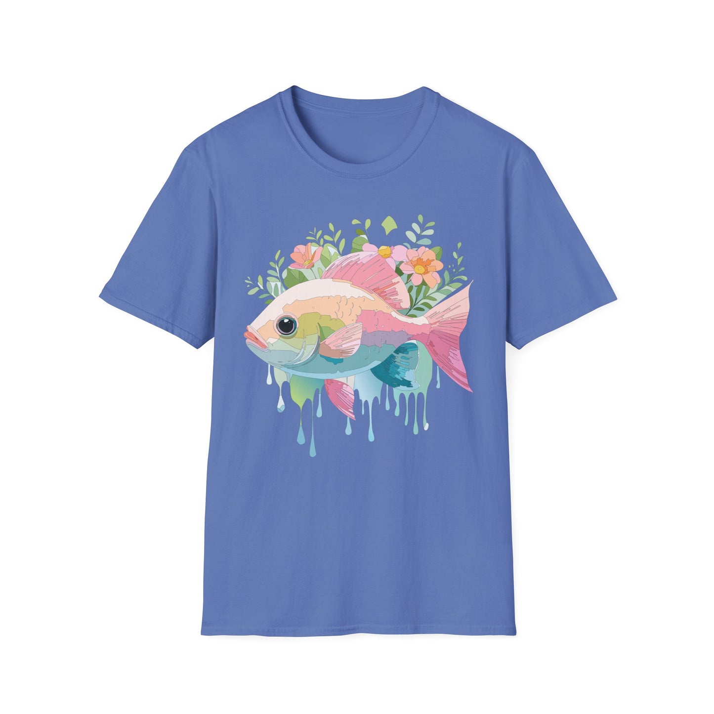 Fish Art Design Shirt, T Shirt with Fish, Graphic Shirt, Tee Shirt with Graphic Design, Shirt with Fish Graphic Art