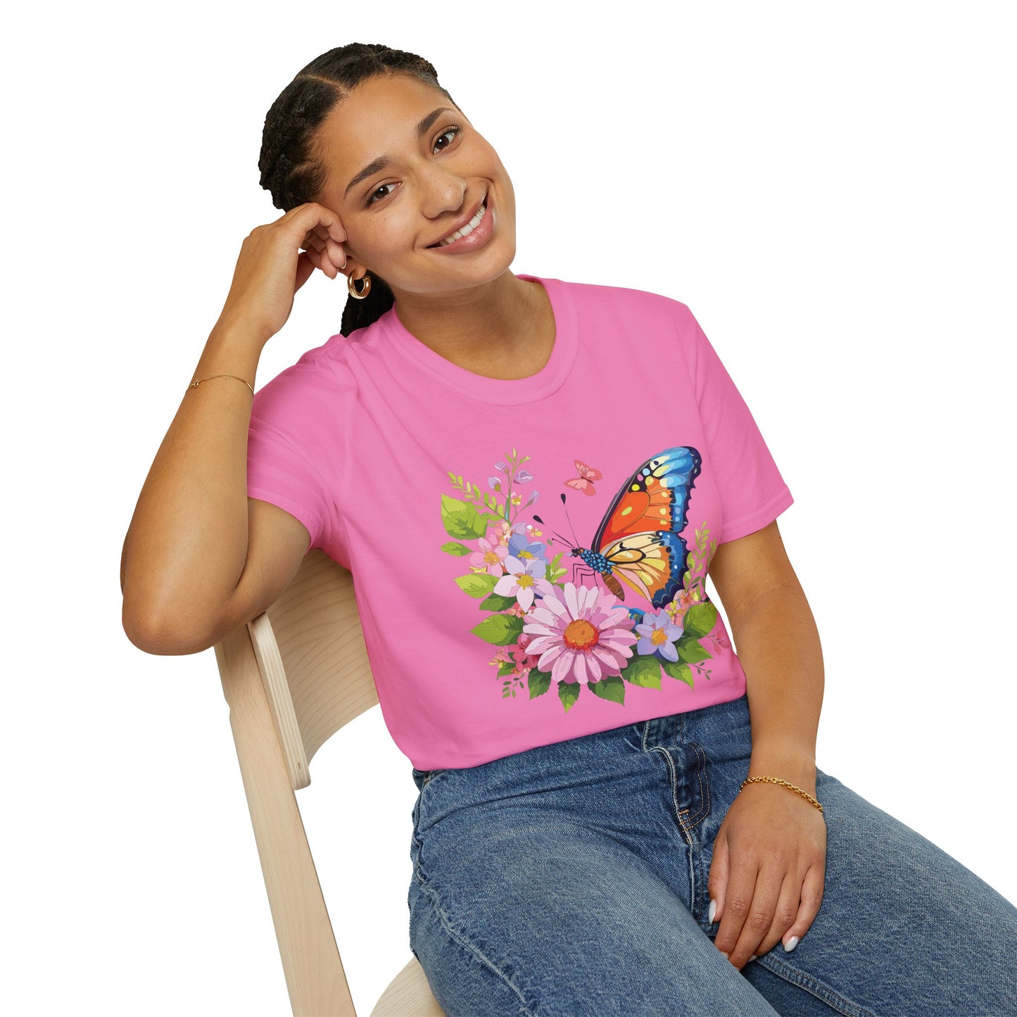 Butterfly Shirt, T Shirt with Butterfly, Monarch Shirt