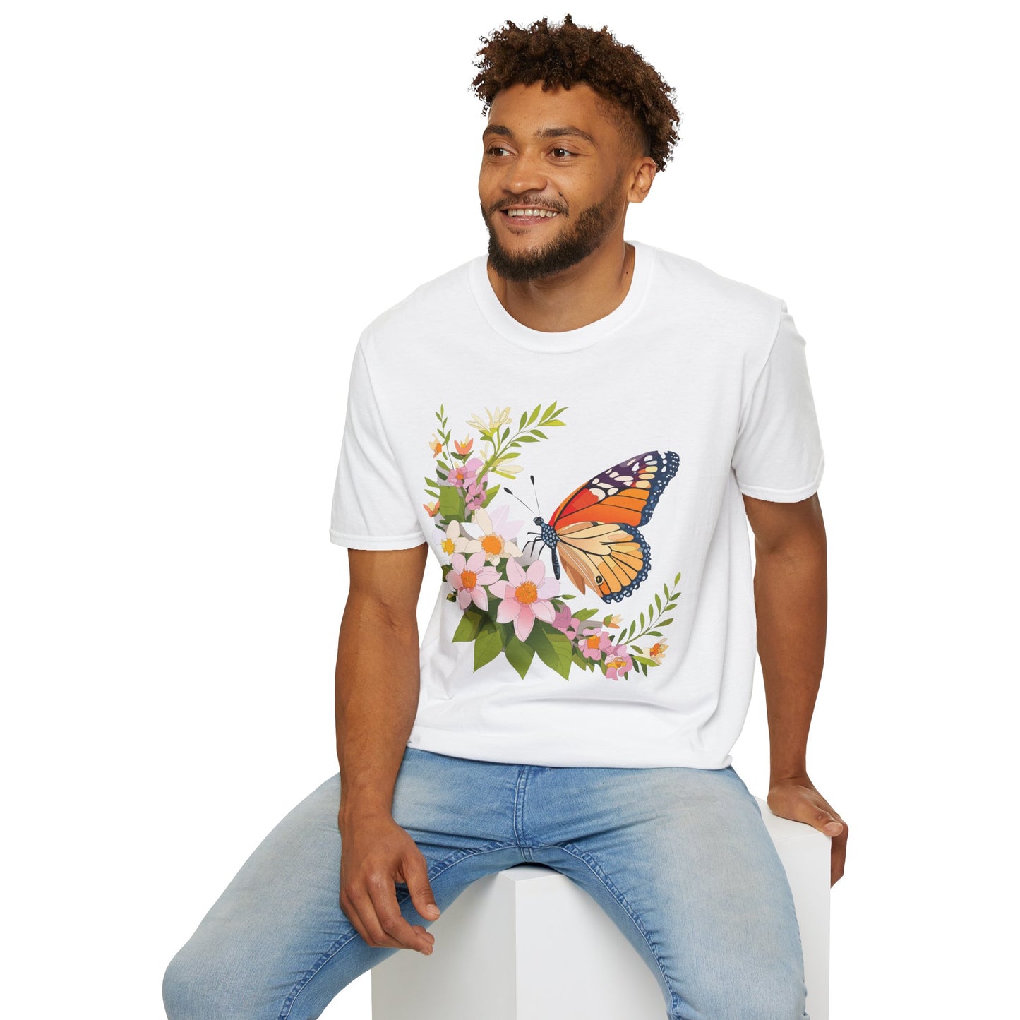 Butterfly Shirt, T Shirt with Butterfly, Monarch Shirt