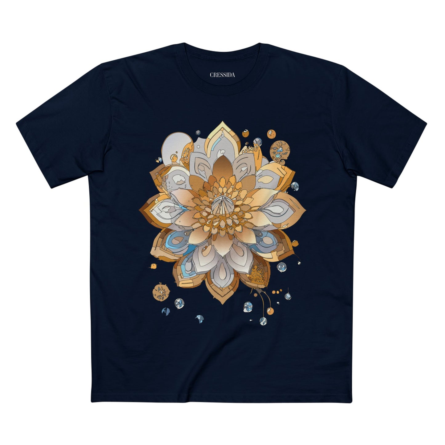 Floral Shirt, Shirt with Flower, Tee Shirt with Antique Flower