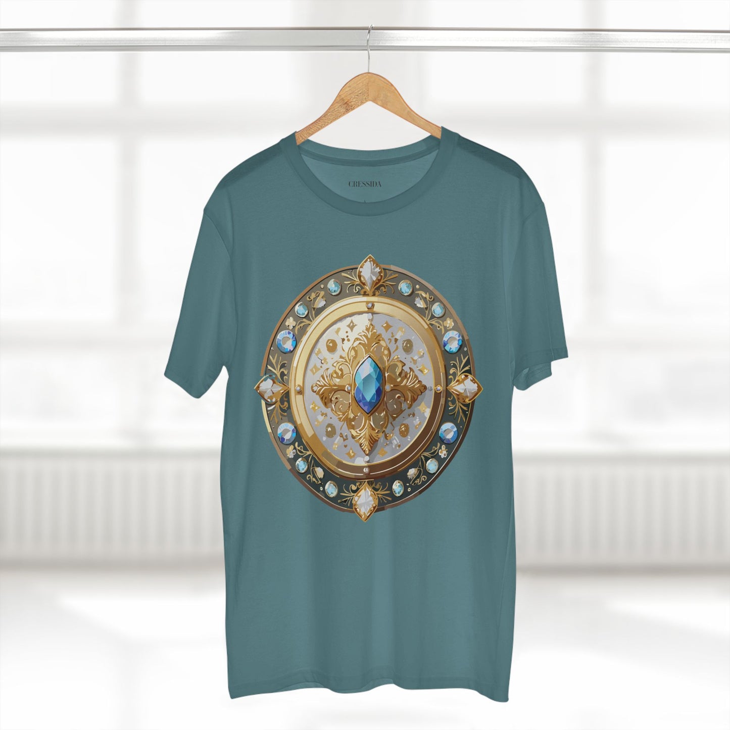 Medallion Shirt, Shirt with Medallion, Tee Shirt with Medal