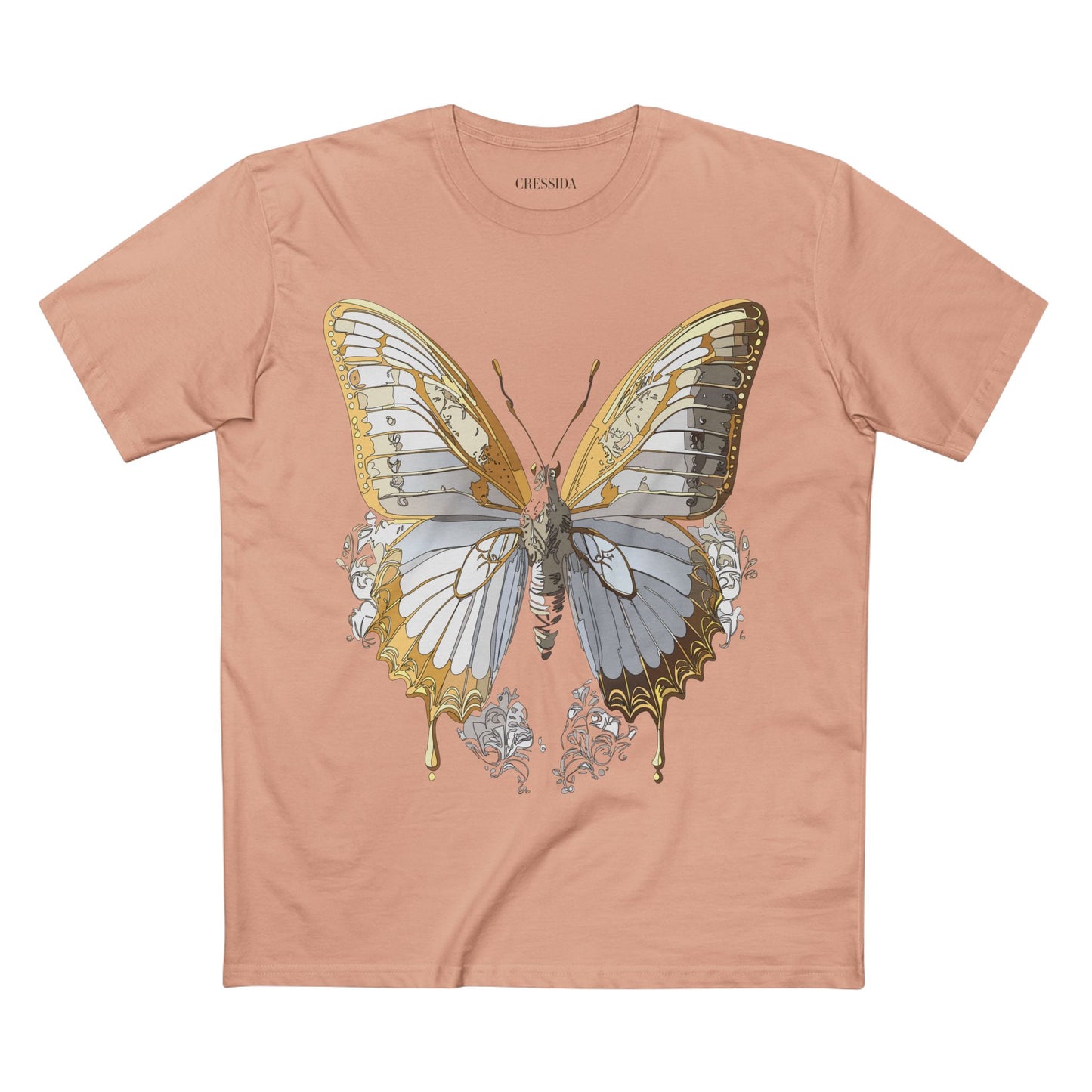 Butterfly shirt, Shirt with Butterfly, Tee Shirt with Antique Butterfly