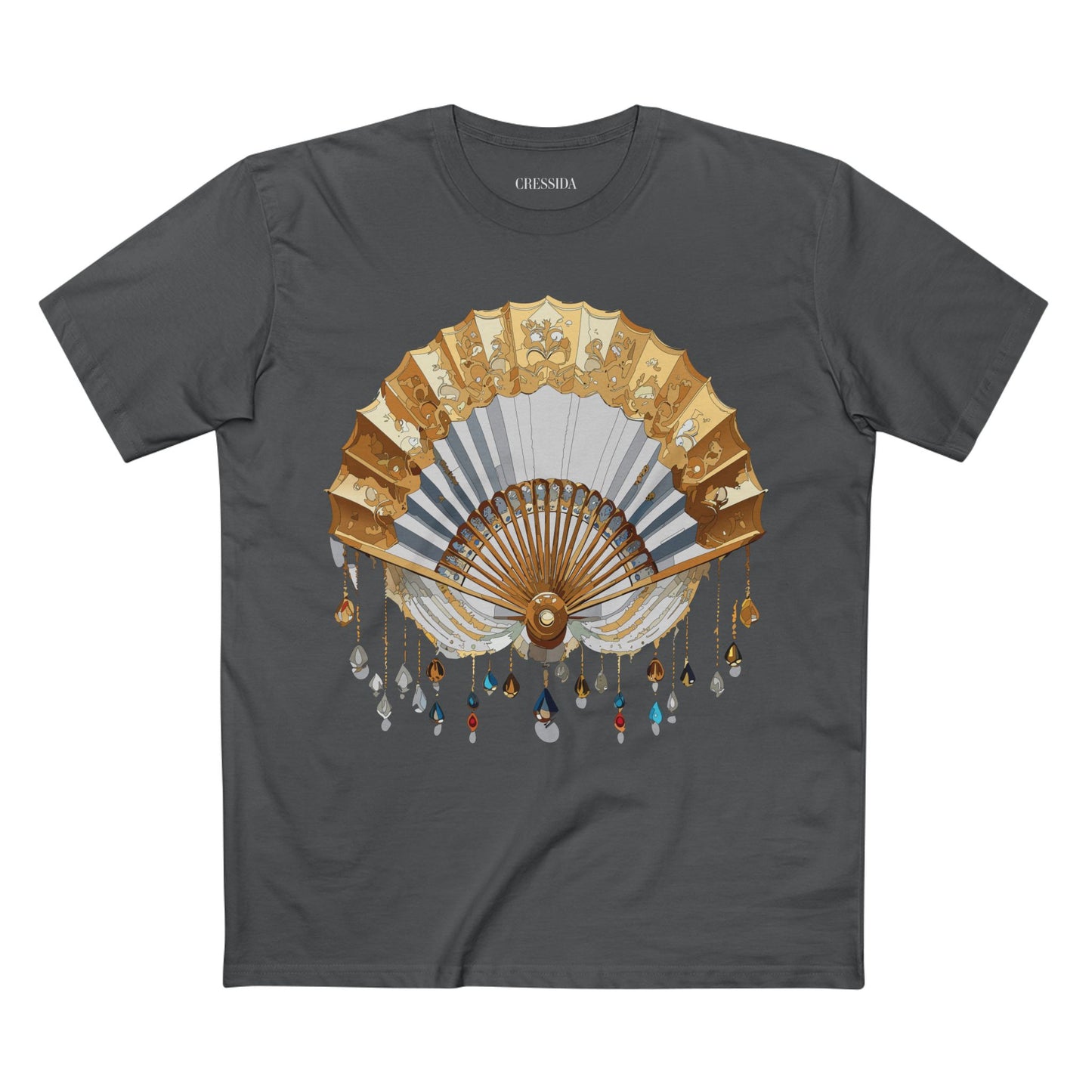 Fan shirt, Shirt with Fan, Tee Shirt with Antique Fan