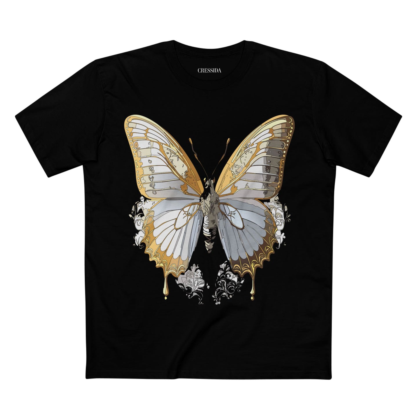 Butterfly shirt, Shirt with Butterfly, Tee Shirt with Antique Butterfly
