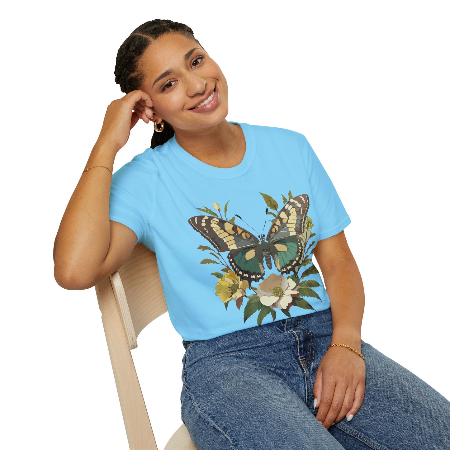 Butterfly Shirt, T Shirt with Butterfly, Monarch Shirt