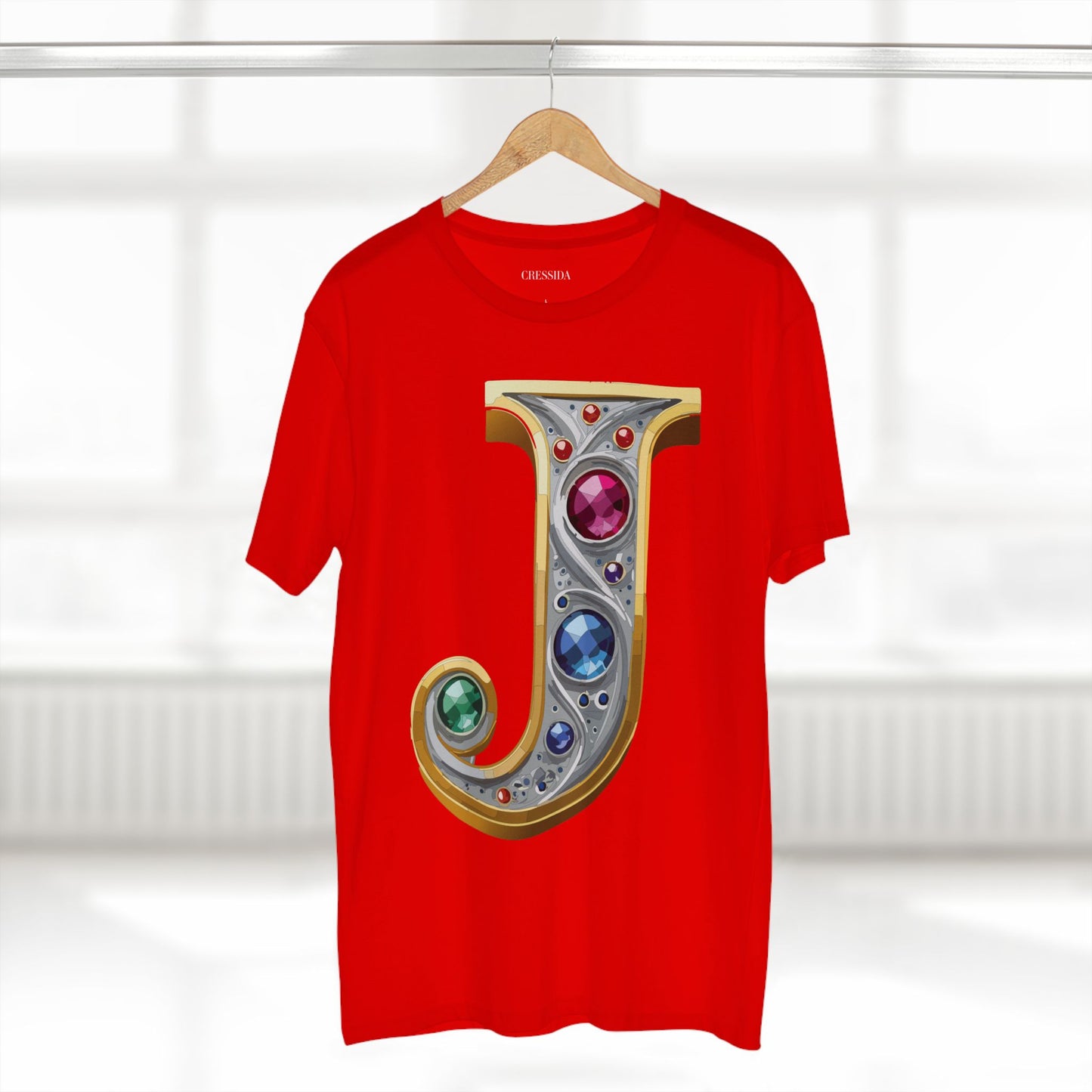Letter Shirt, Shirt with Letters, Tee Shirt with Gold Letters