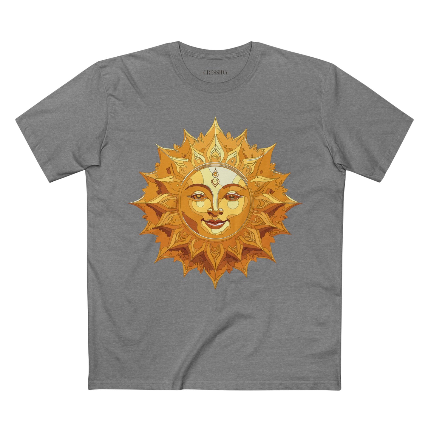 Sun Shirt, Shirt with Sun, Tee Shirt with Gold Sun