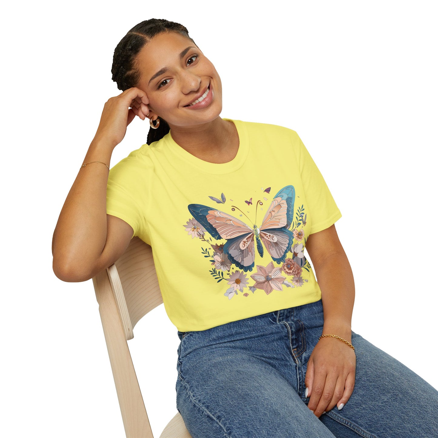 Butterfly Shirt, T Shirt with Butterfly, Monarch Shirt