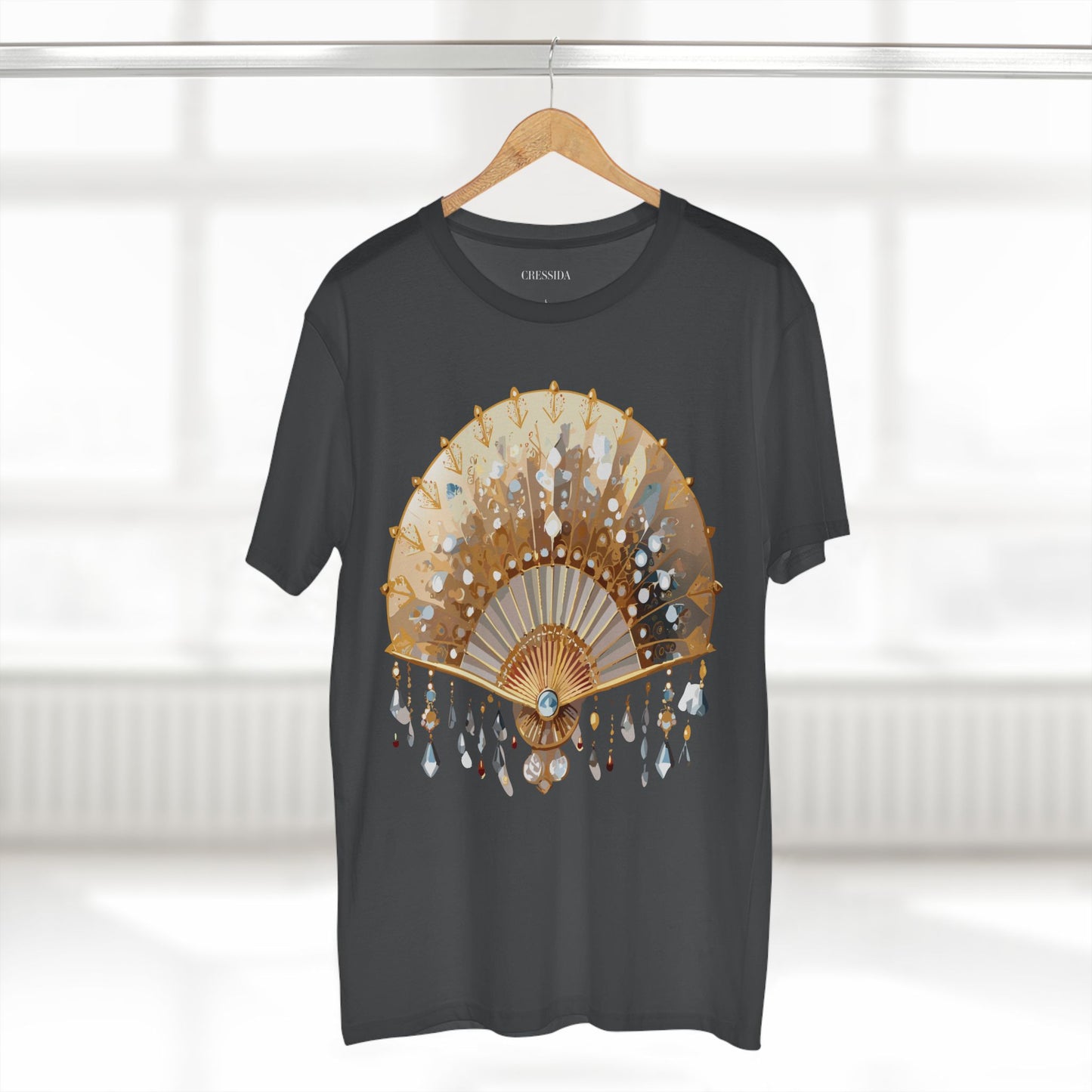 Fan shirt, Shirt with Fan, Tee Shirt with Antique Fan