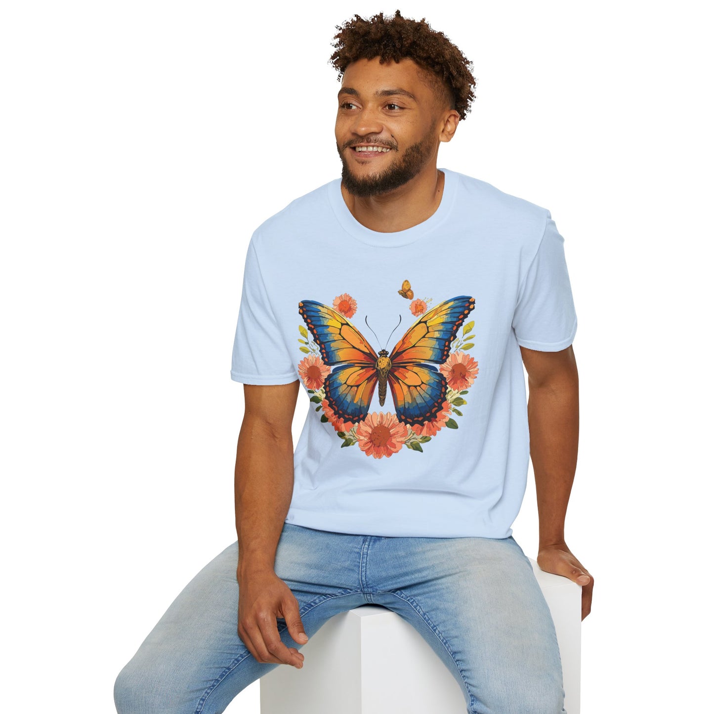 Butterfly Shirt, T Shirt with Butterfly, Monarch Shirt