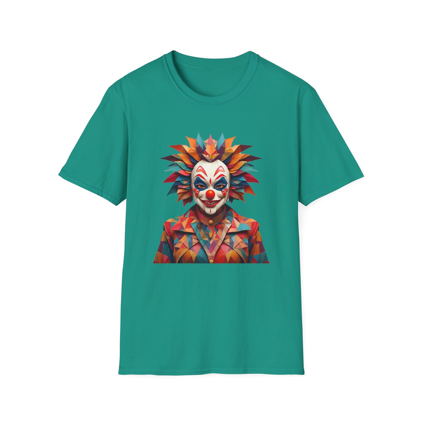 Clown Shirt, T Shirt with Clown, Funny Man Shirt, Tee Shirt with Funny Man, Circus Shirt, Shirt with Circus, Scary Man Shirt, Shirt with Scary Man