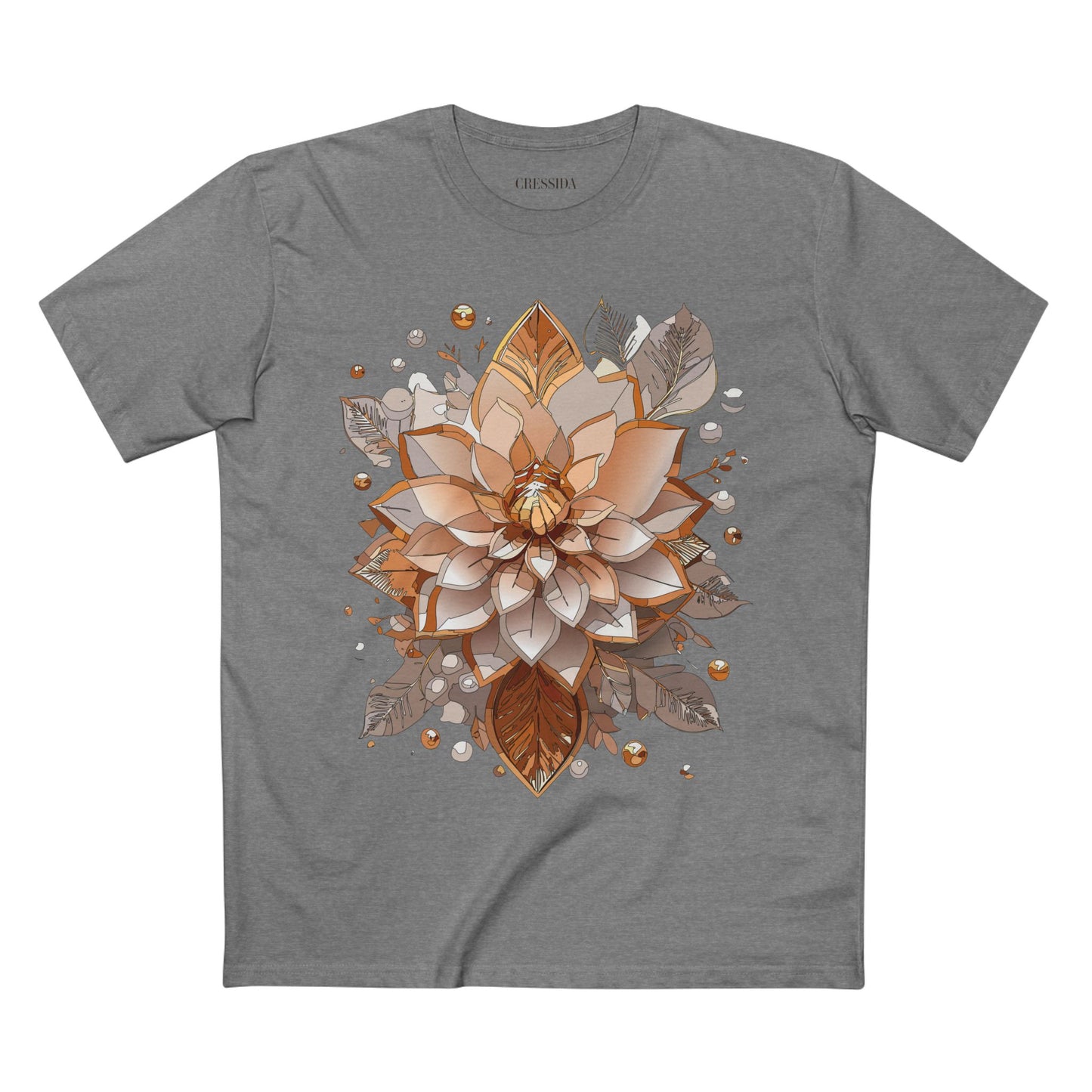 Floral Shirt, Shirt with Flower, Tee Shirt with Antique Flower