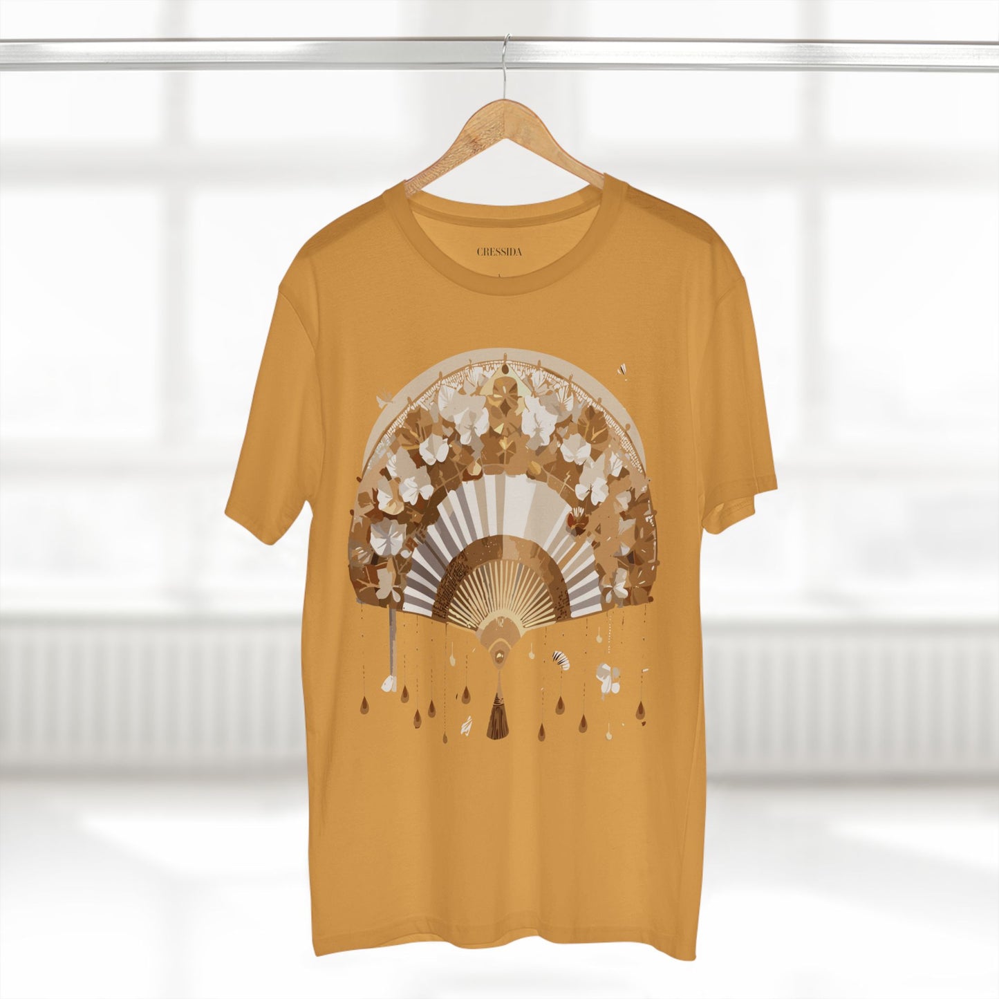 Fan shirt, Shirt with Fan, Tee Shirt with Antique Fan