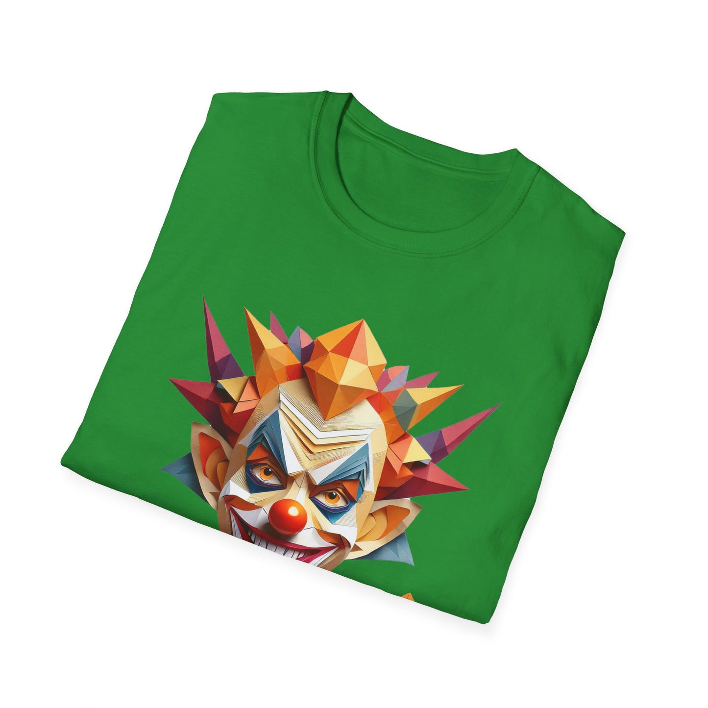 Clown Shirt, T Shirt with Clown, Funny Man Shirt, Tee Shirt with Funny Man, Circus Shirt, Shirt with Circus, Scary Man Shirt, Shirt with Scary Man